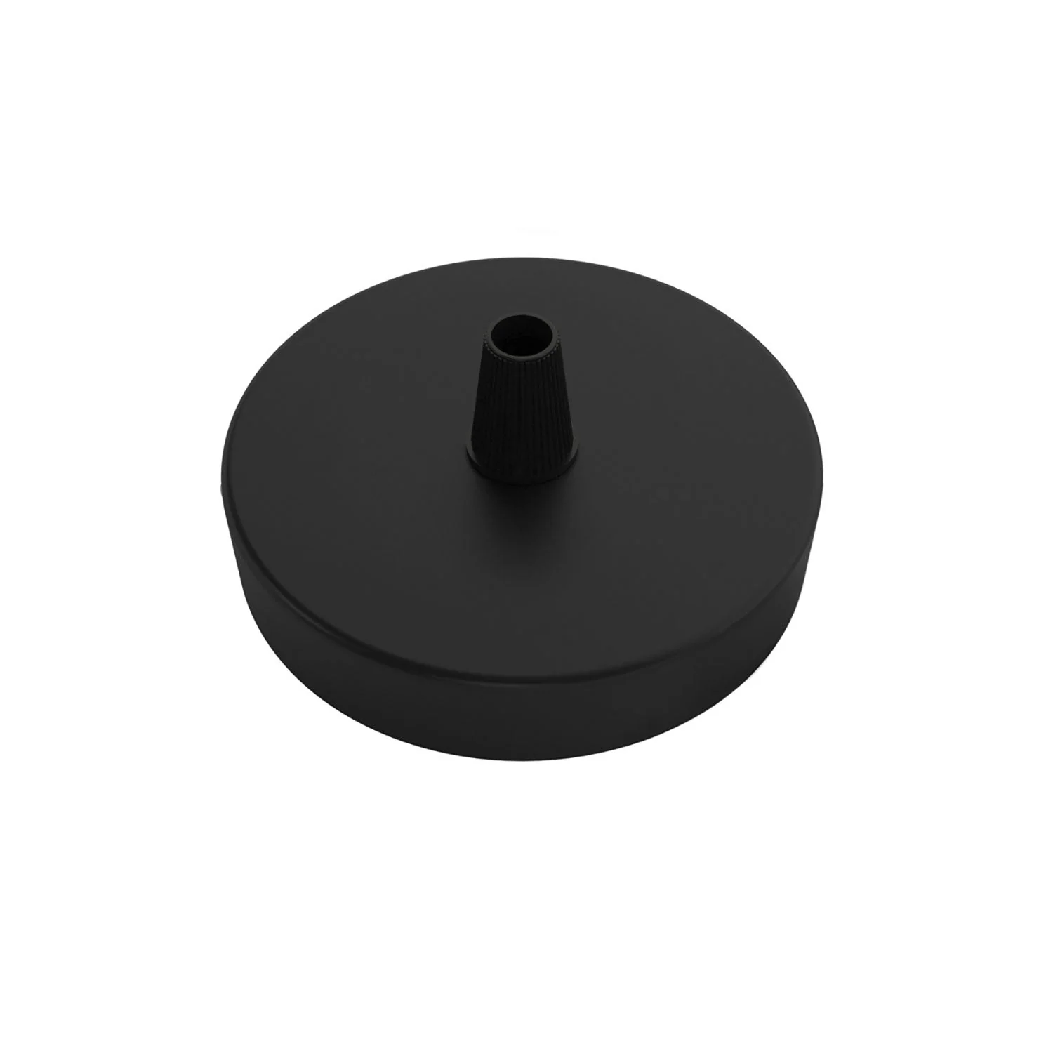Mini-Kit Rosone aus Metall, zylindrisch mit einem mittleren Loch – Schwarz - Image 2