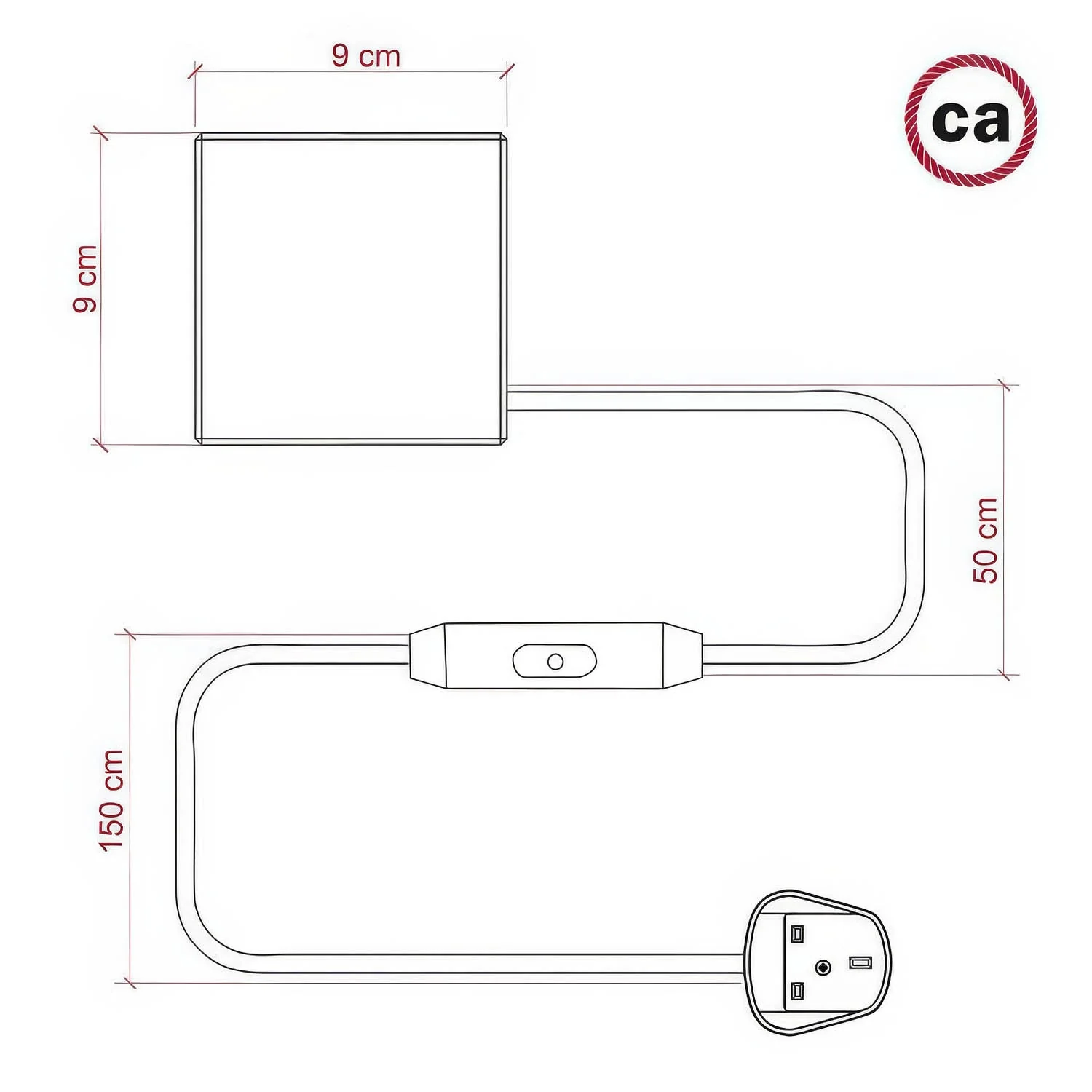 MoCo Posaluce Cubetto aus Naturkork mit UK-Stecker – Naturkork - Image 5