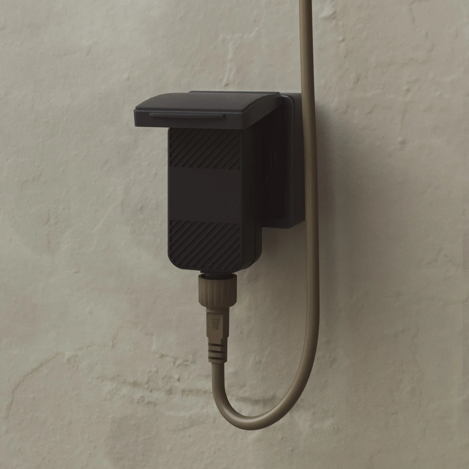 Outdoor-Lichterkette mit 6 Lichtpunkten für Feuchträume Olivgrün, Stromversorgung mit US-Stecker - Marina6 Cherry - Image 6