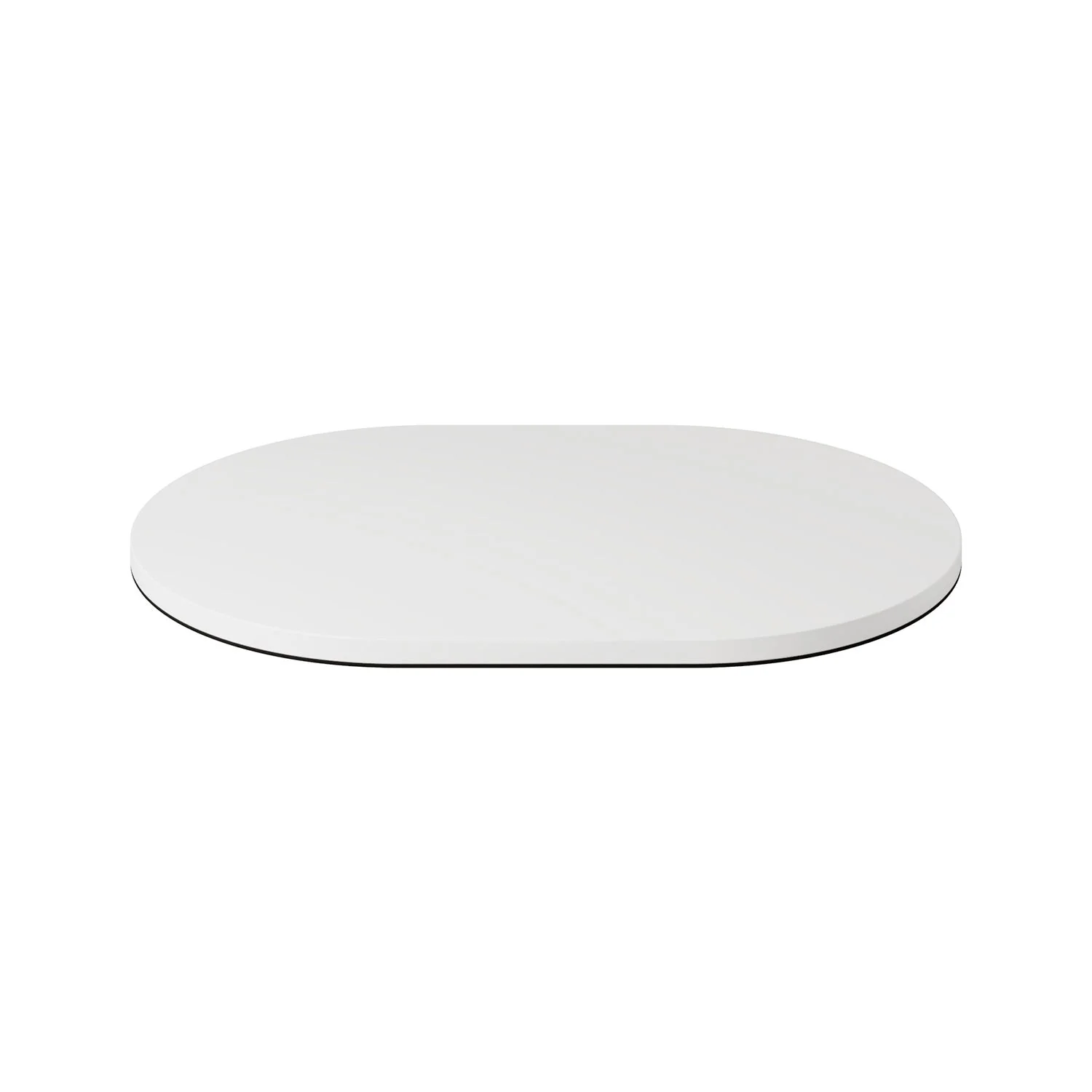 Ovale Metallbasis für MAG-Y Tischlampe – Mattweiß