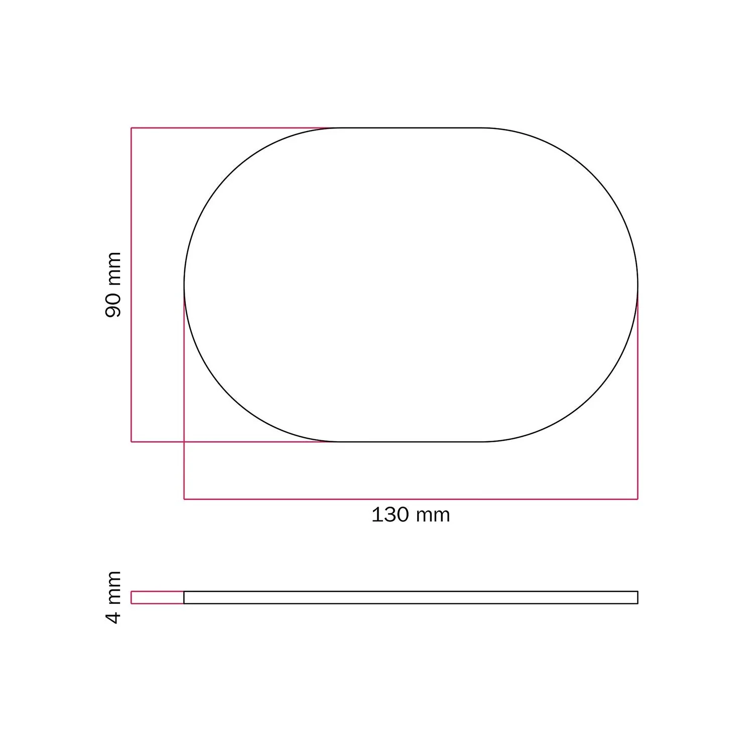 Ovale Metallbasis für MAG-Y Tischlampe – Mattweiß - Image 3