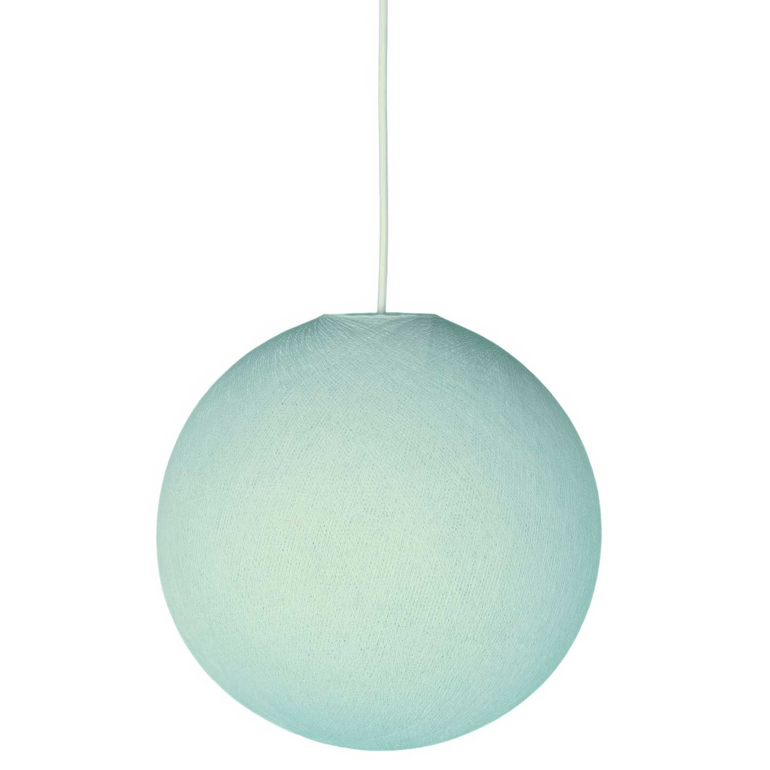 Kugelschirm aus Faden, 100% handgefertigt – Polyester Himmelblau