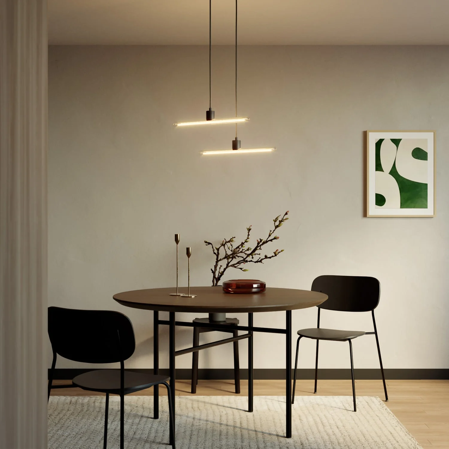 Esse14 Pendelleuchte mit S14d-Fassung – Schwarz - Image 2