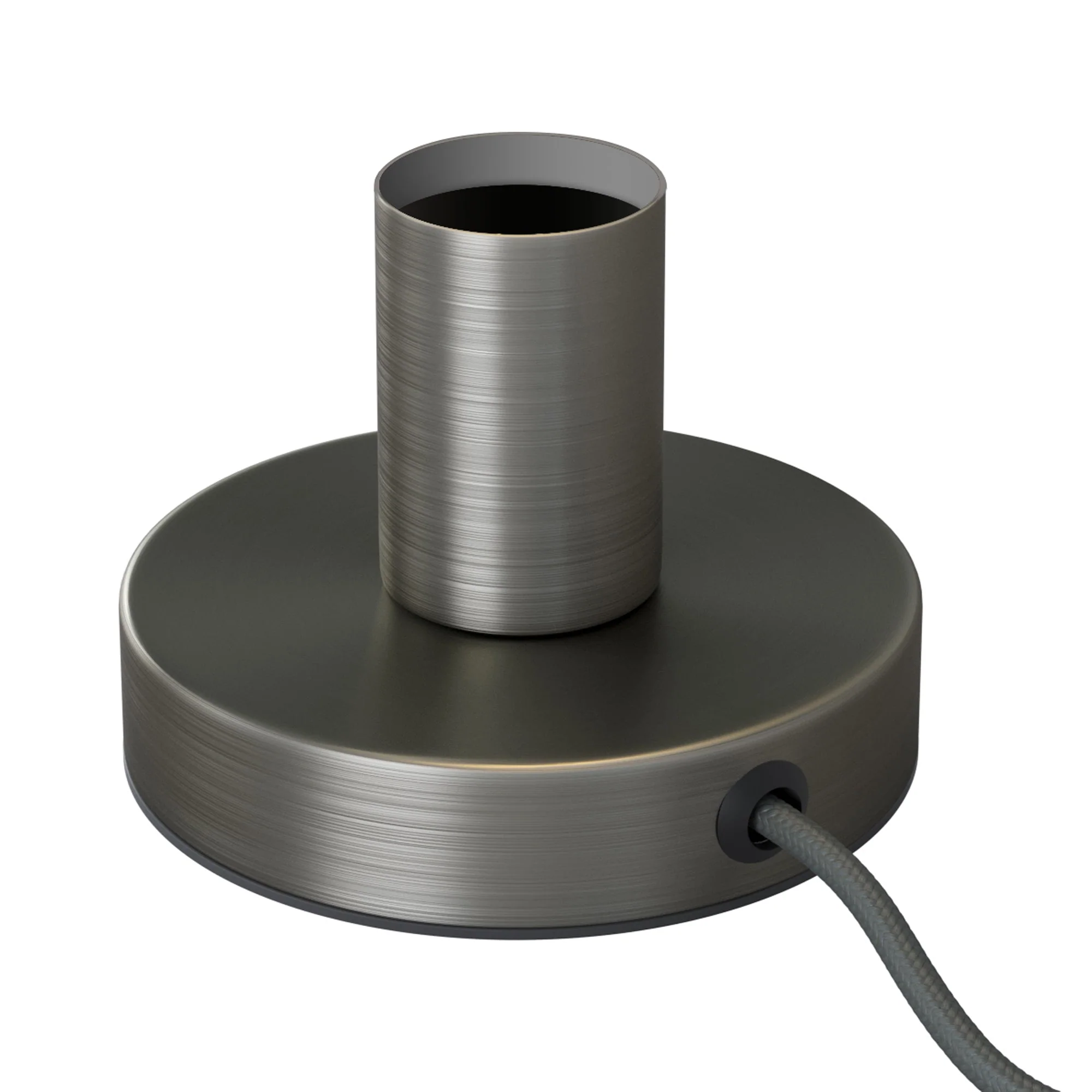 Posaluce - Tischleuchte aus Metall - Satin-Titan