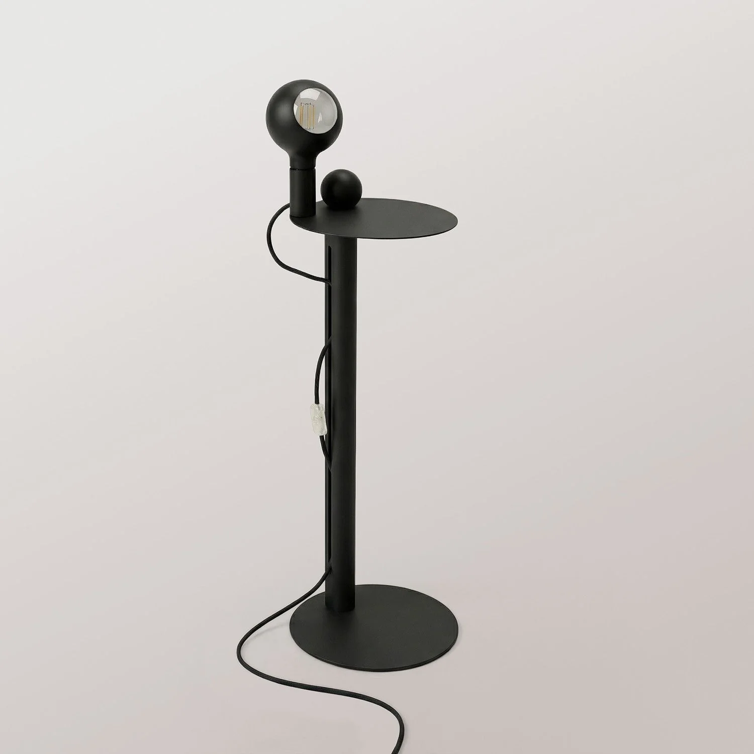 Rocco - Stehleuchte mit UK-Stecker und Camo-Glühbirne - Schwarz - Image 5