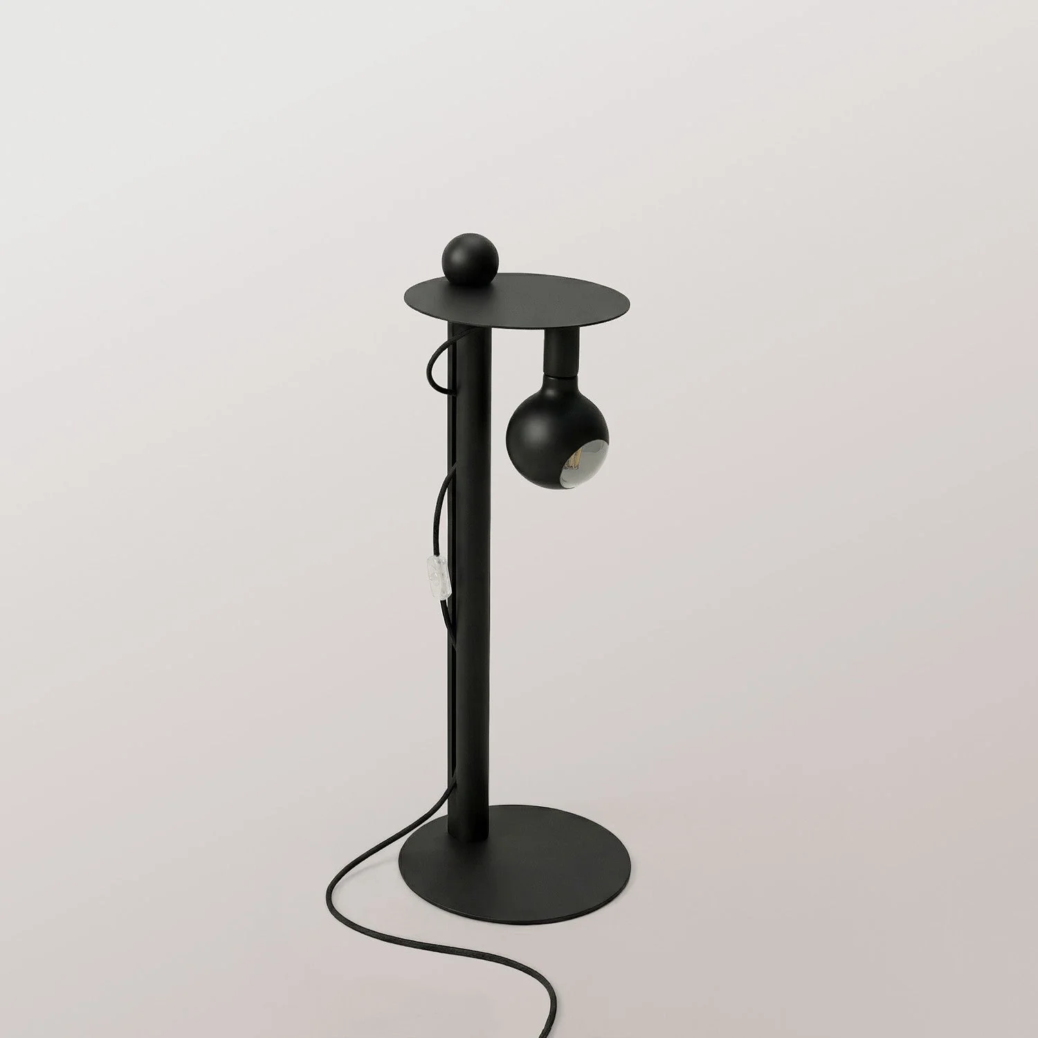 Rocco - Stehleuchte mit UK-Stecker und Camo-Glühbirne - Schwarz - Image 6