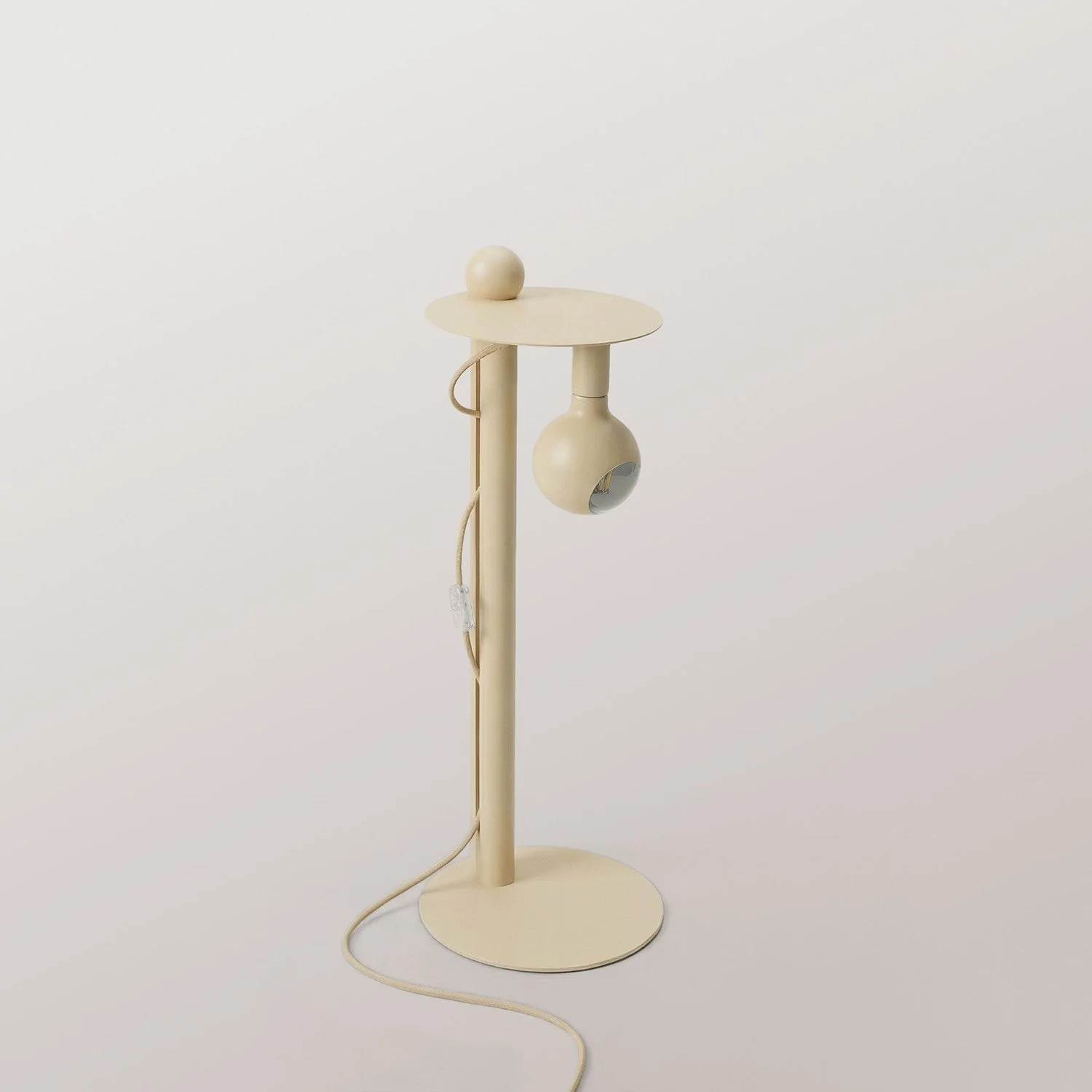 Rocco - Stehlampe mit Glühbirne Camo - Creme - Image 6