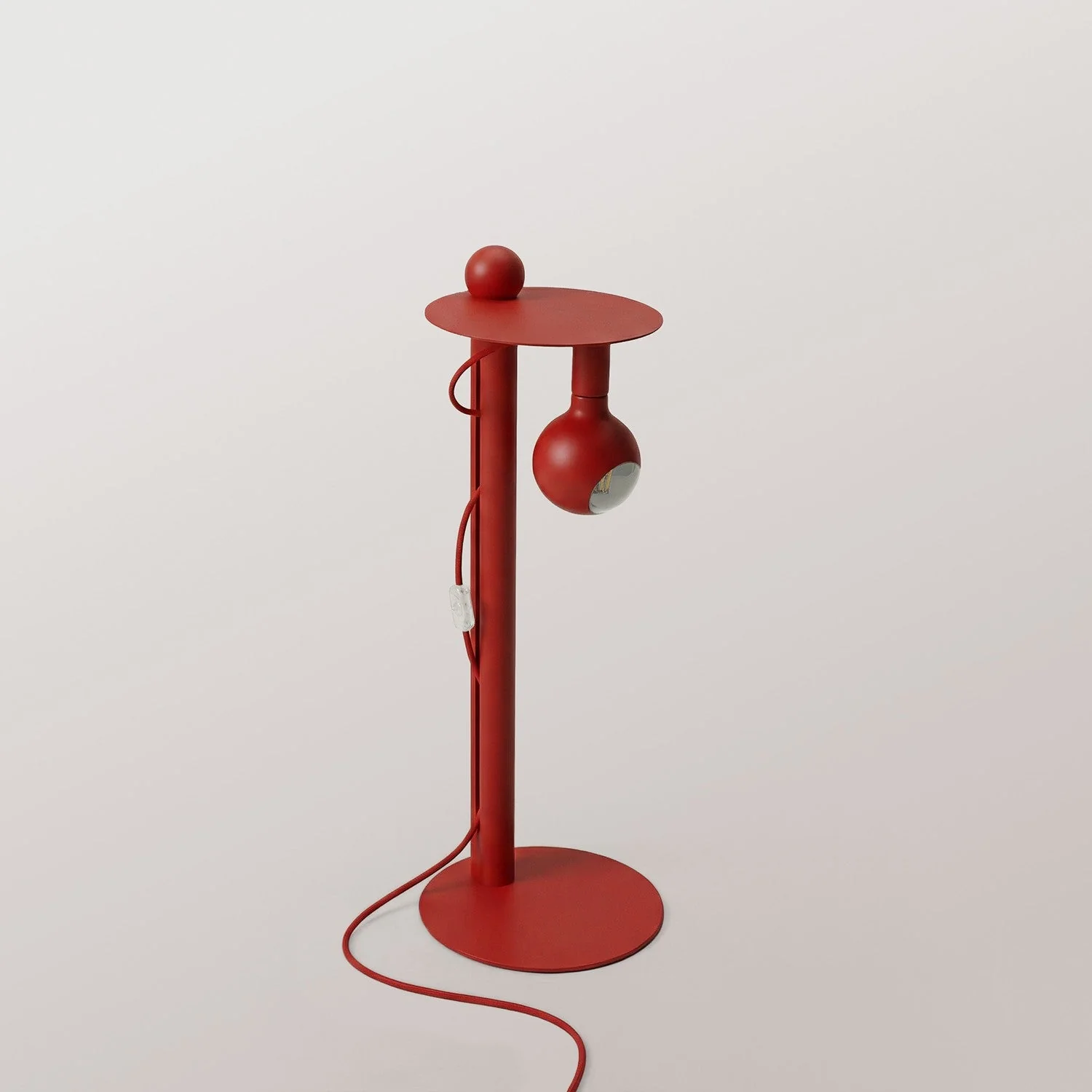 Rocco - Stehlampe mit Glühbirne Camo - Rot - Image 6