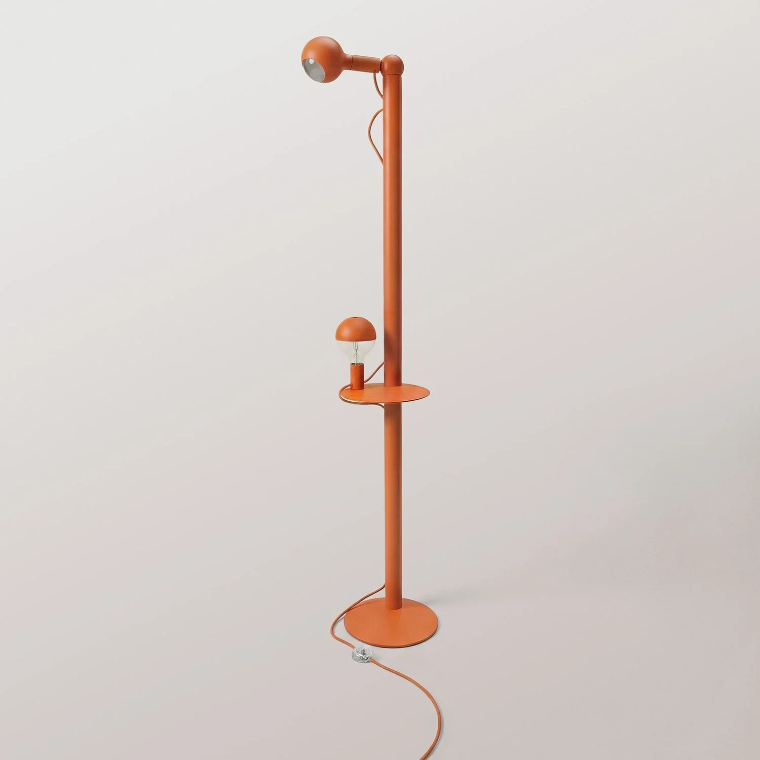 Rocco XXL - Stehlampe mit Glühbirne Maria und Camo - Orange - Image 4