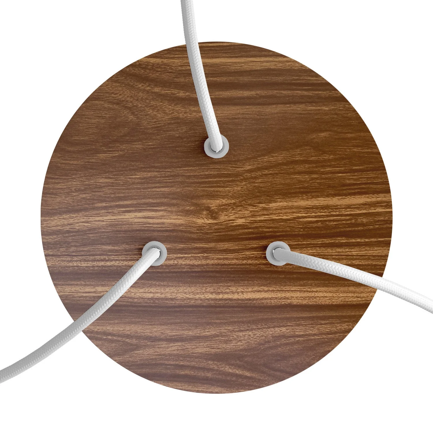 Rose-One-Baldachin rund, Durchmesser 200 mm mit 3 Löchern und 4 seitlichen Löchern – Holz - Image 2