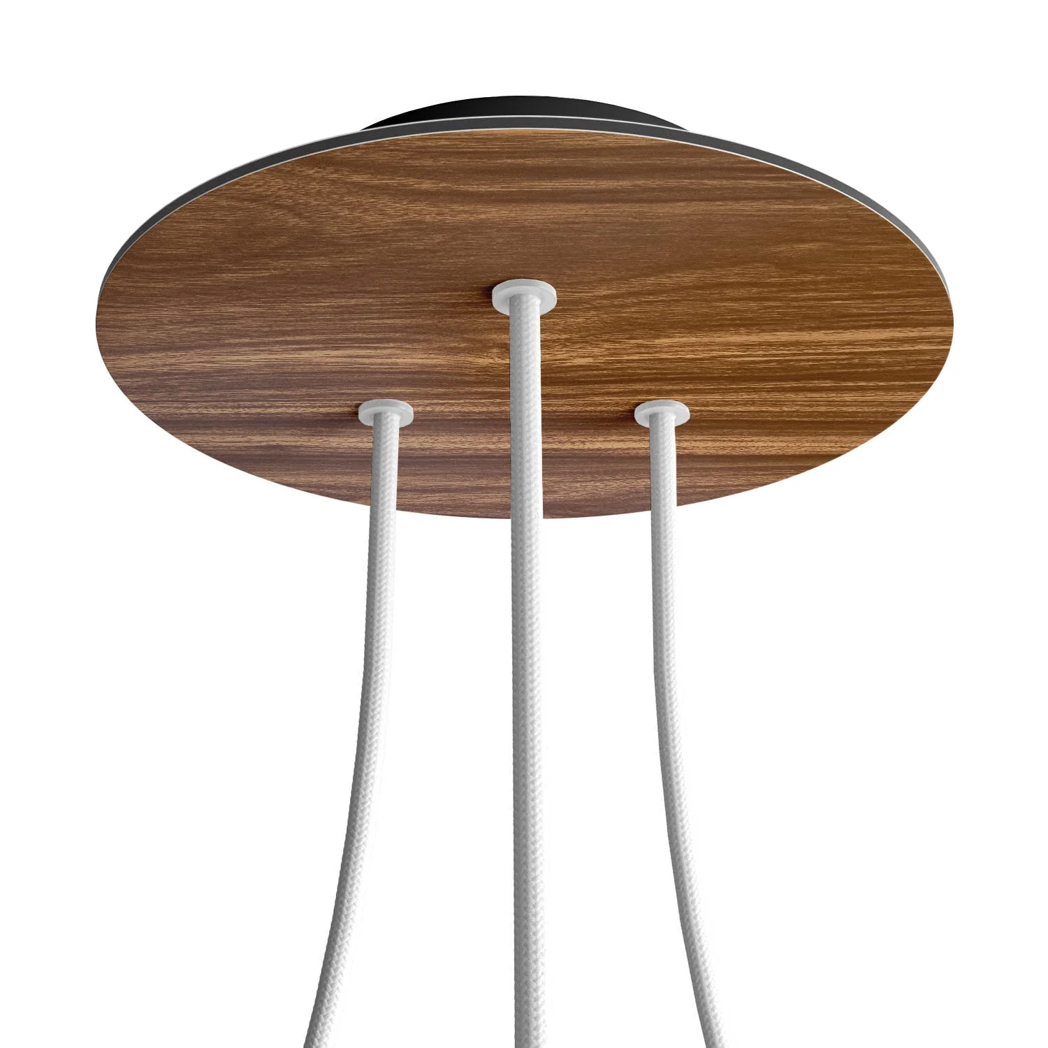 Rose-One-Baldachin rund, Durchmesser 200 mm mit 3 Löchern und 4 seitlichen Löchern – Holz - Image 8