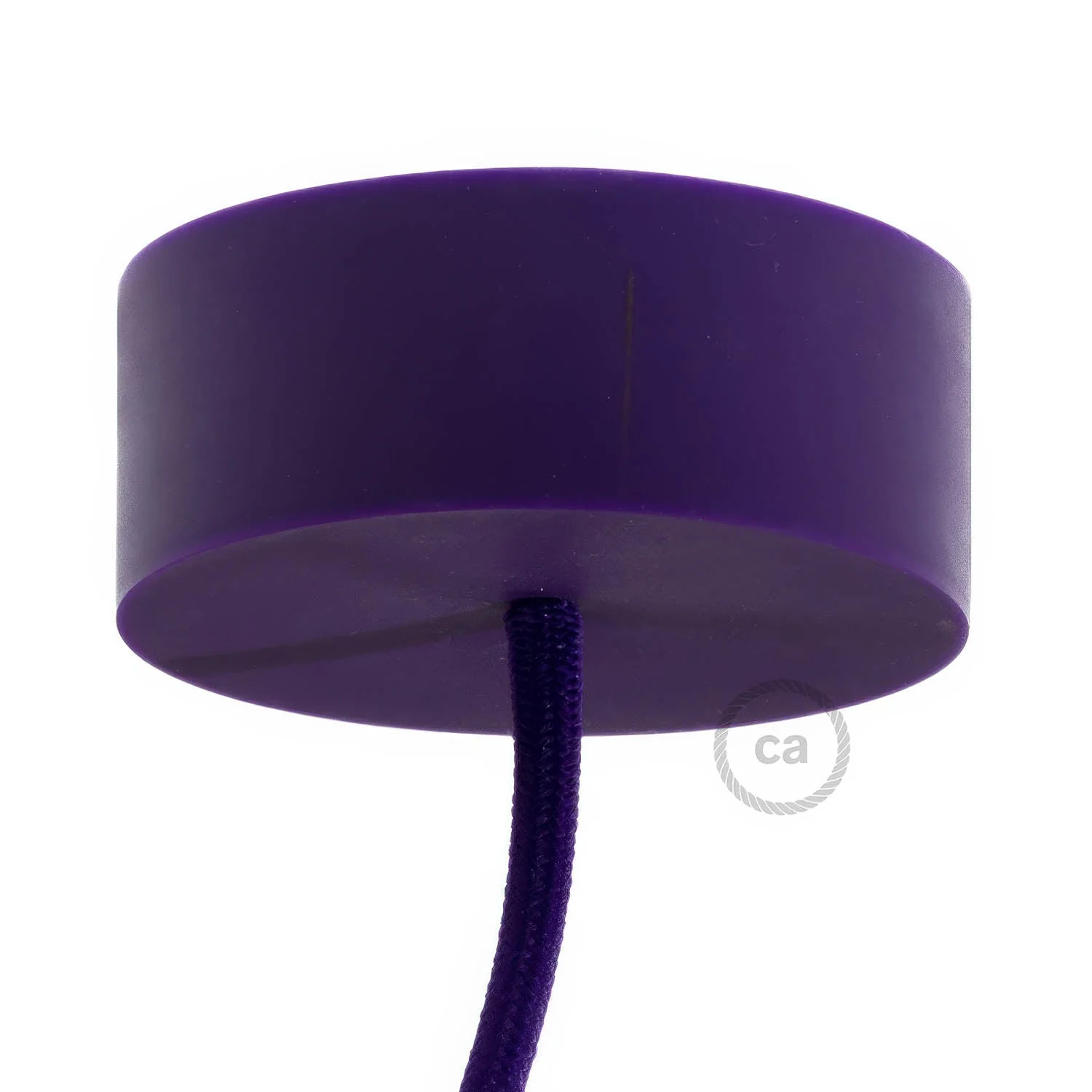 Zylindrisches Lampenbaldachin-Kit aus Silikon – Violett