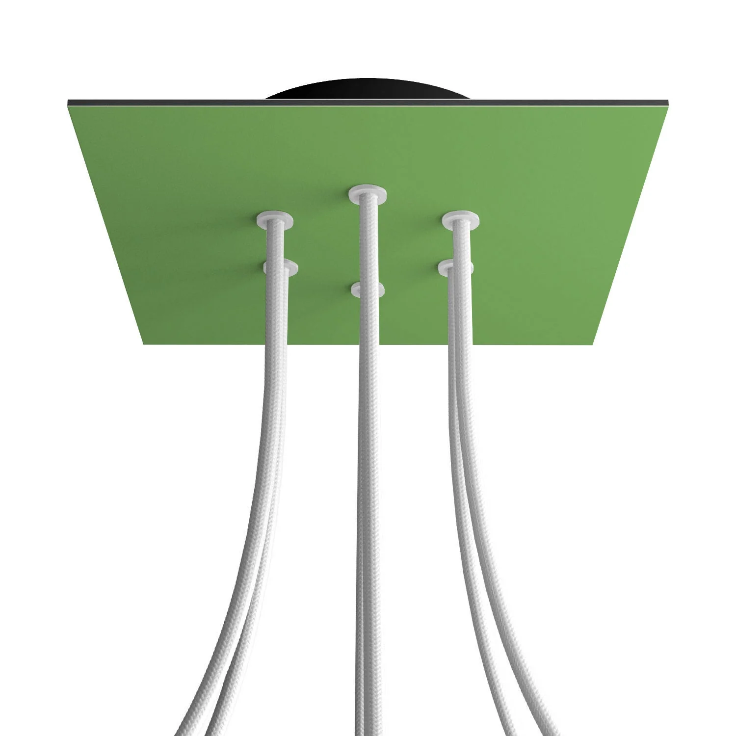 Rose-One Baldachin, quadratisch, 200 mm mit 6 Löchern und 4 Seitenlöchern – Wiesen-Grün - Image 8