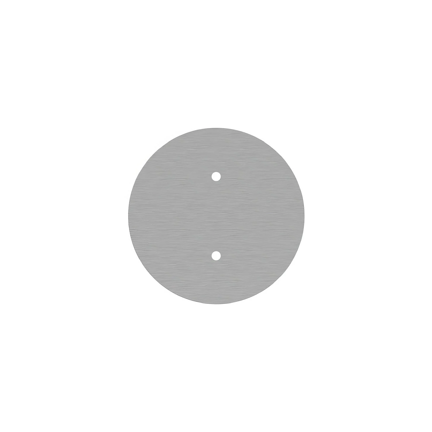 Rose-One Baldachin rund, Durchmesser 200 mm mit 2 Löchern und 4 seitlichen Löchern – Dibond mattierter Stahl - Image 3