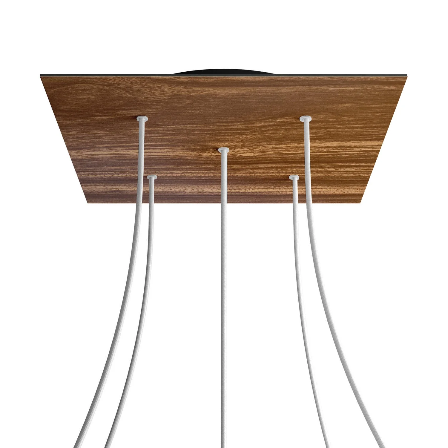 Baldachin XXL Rose-One quadratisch, 400 mm mit 5 Löchern und 4 seitlichen Löchern – Holz - Image 8