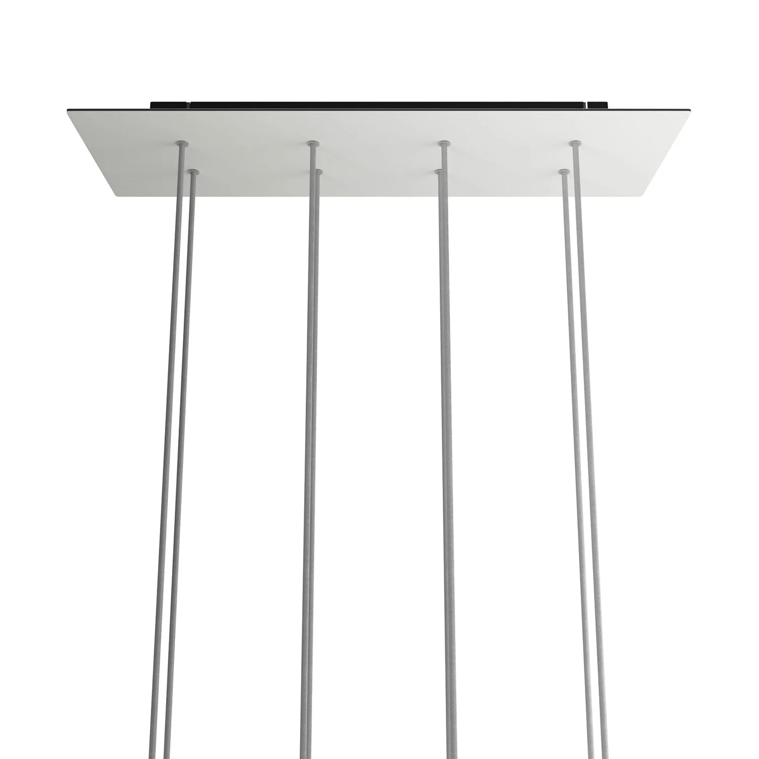 XXL-Baldachin Rose-One rechteckig mit 8 Löchern und 6 seitlichen Löchern, Maß 675 x 225 mm – Dibond Mattweiß - Image 7