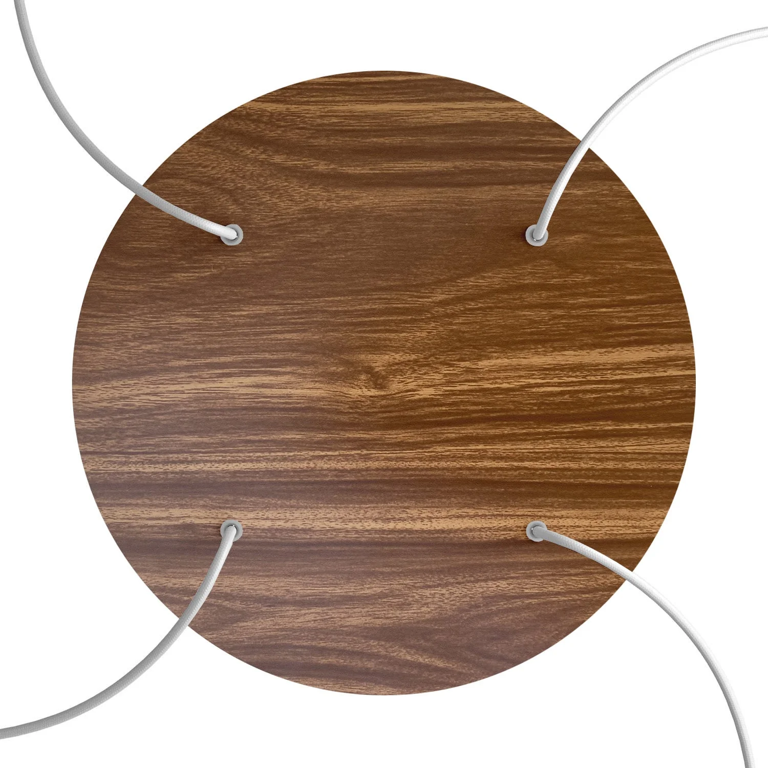Rosone XXL Rose-One rund, Durchmesser 400 mm mit 4 Löchern und 4 seitlichen Löchern – Holz - Image 2