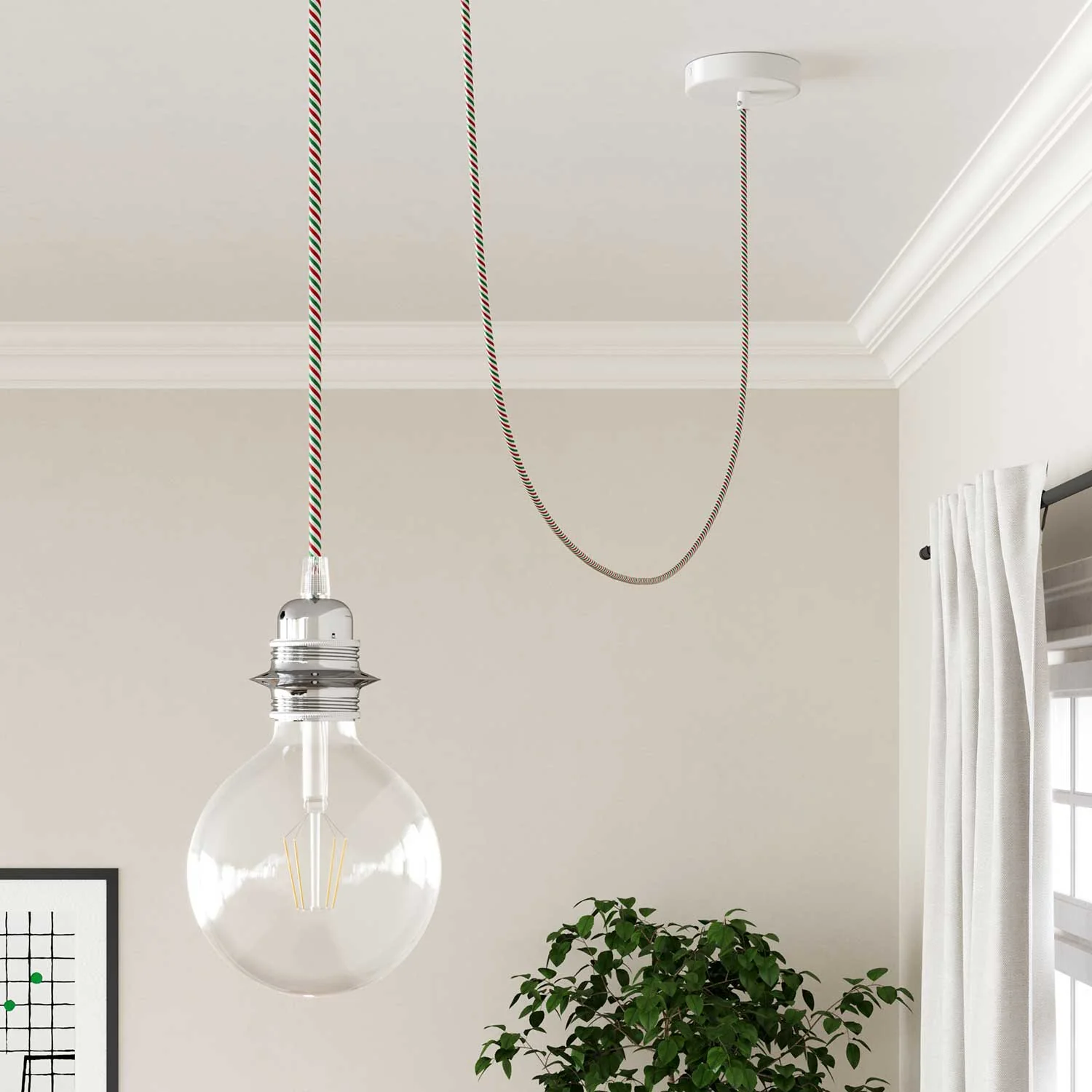 Round Electric Vertigo HD Kabel ummantelt mit Rom-Stoff ERM58 - Image 3