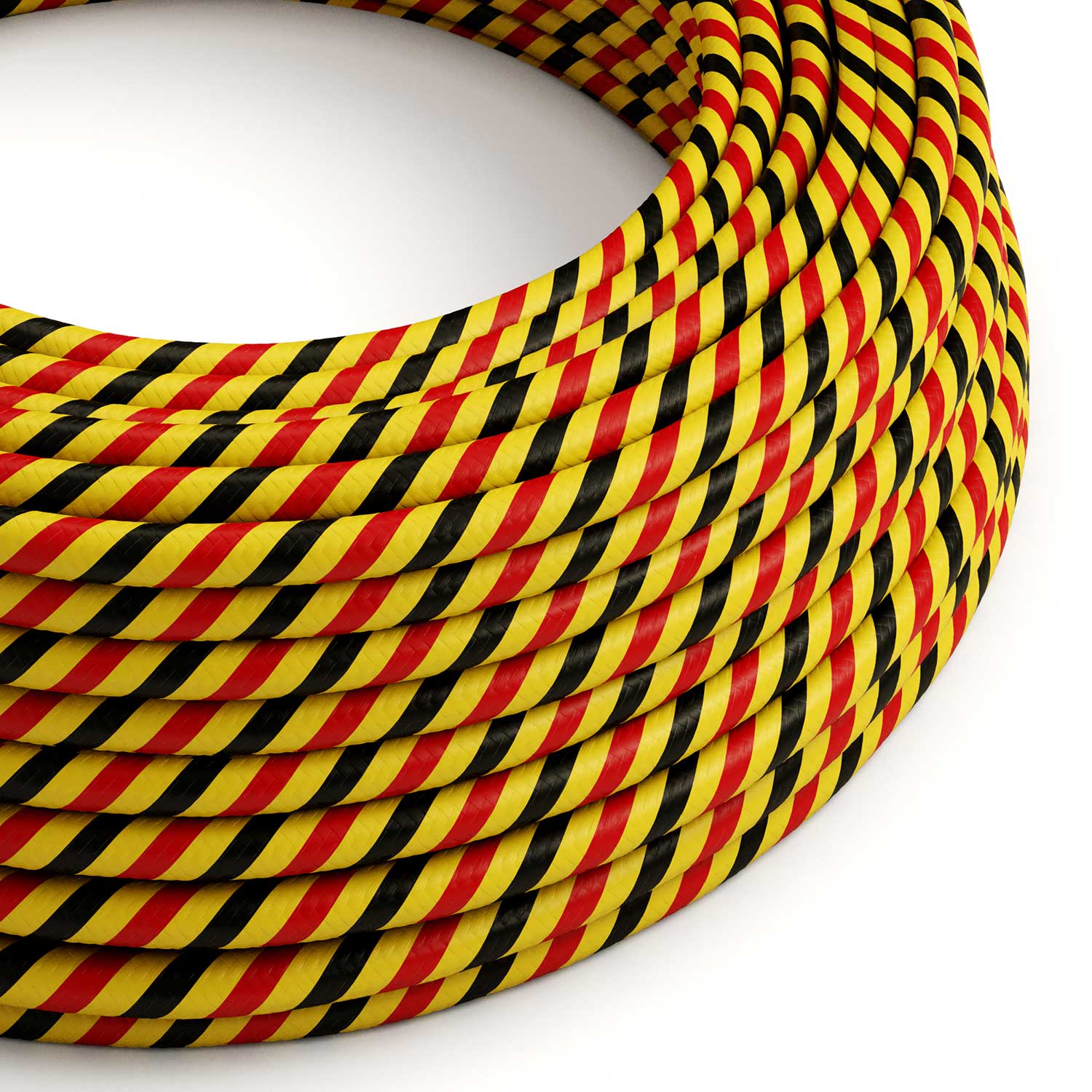 Rundes Elektrikkabel Vertigo HD, überzogen mit Brüsseler Stoff ERM59