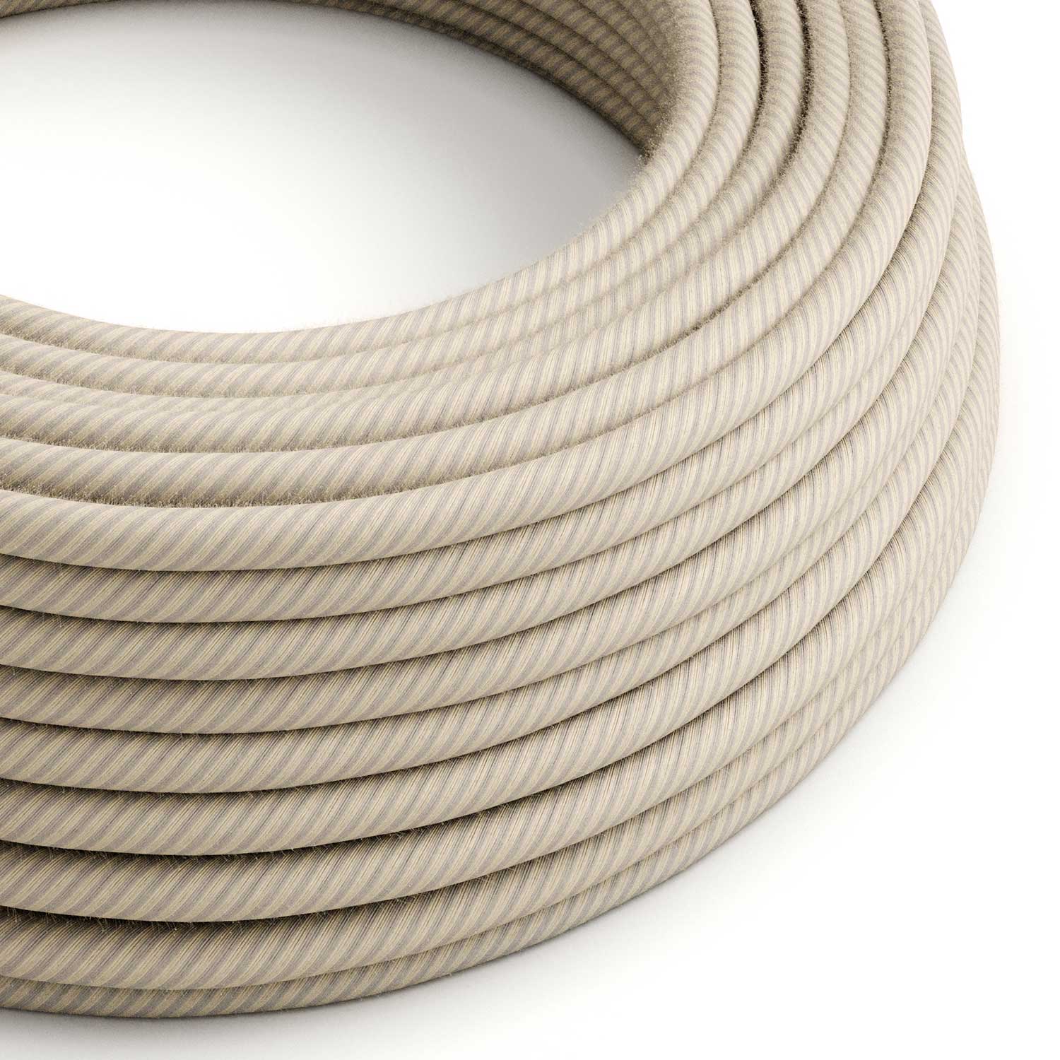 Rundes elektrisches Vertigo-Kabel, ummantelt mit Stroh-Baumwolle und Leinen ERD20