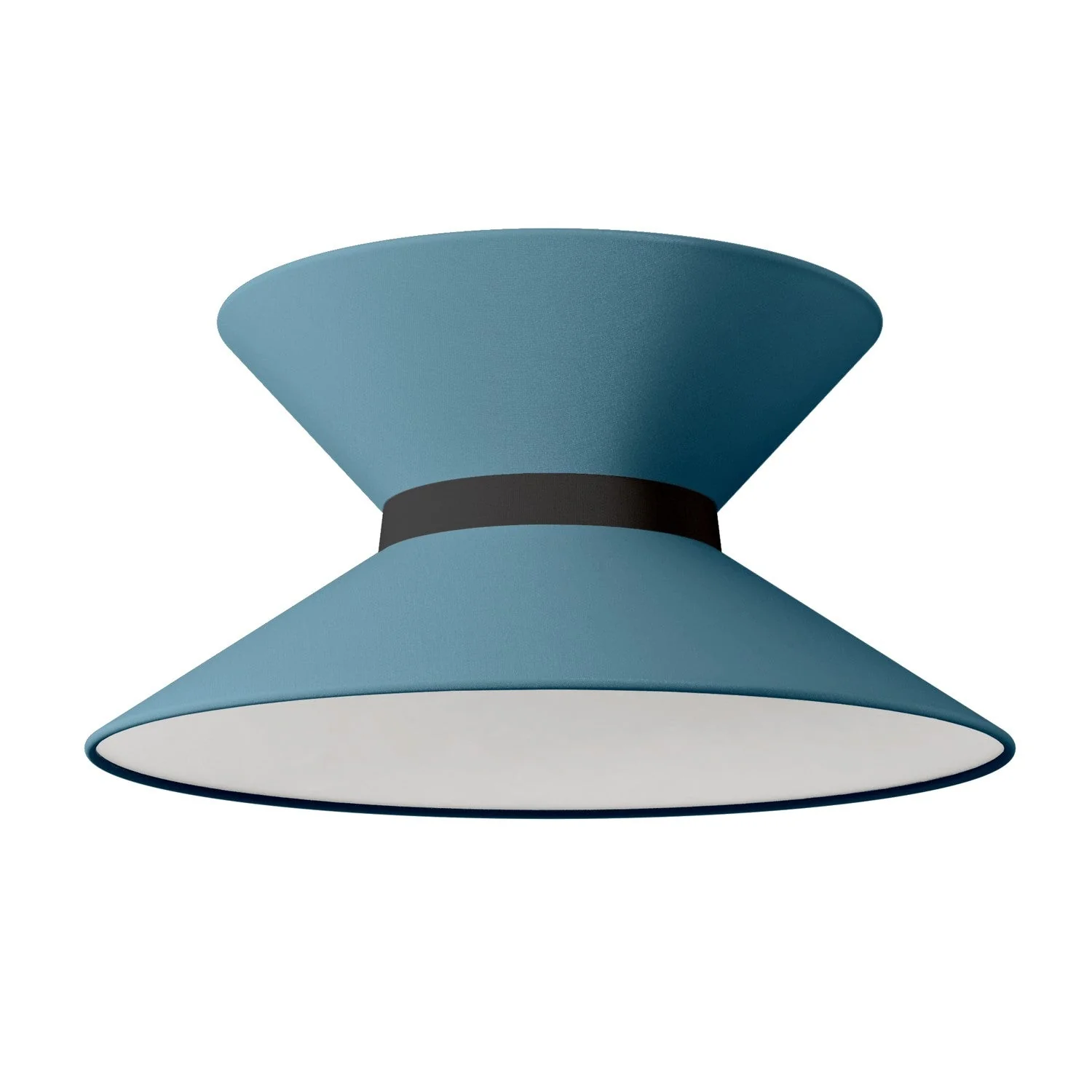 Lampenschirm aus Stoff Clessidra Teletta Himmelblau – Made in Italy - Image 10