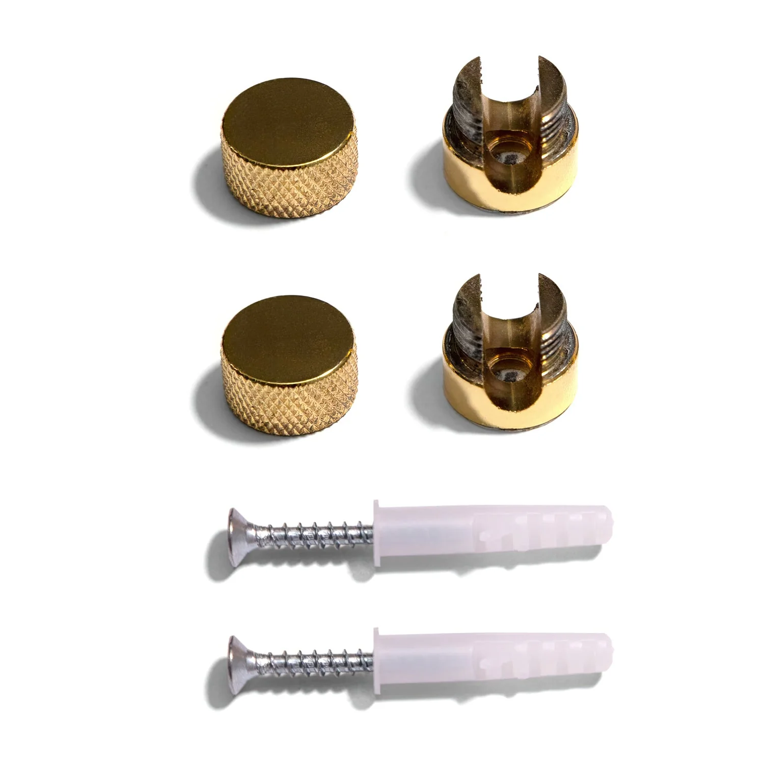 Sarè - Wandbefestigung, Metall-Kabeldurchführung für Textilkabel - Messing - Image 2