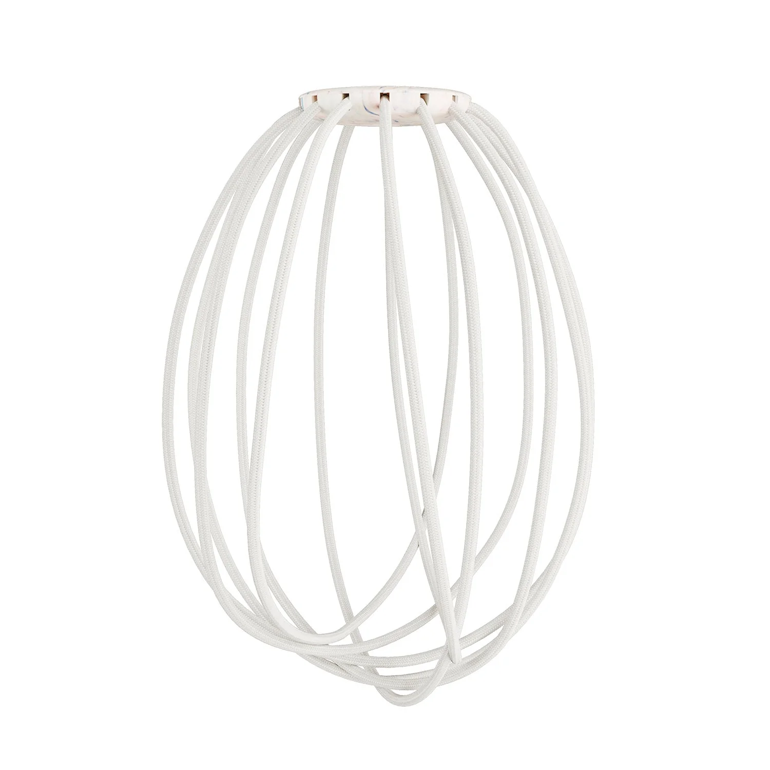 Lampenschirm Cablò multicolor 100 cm und weiße Kabel