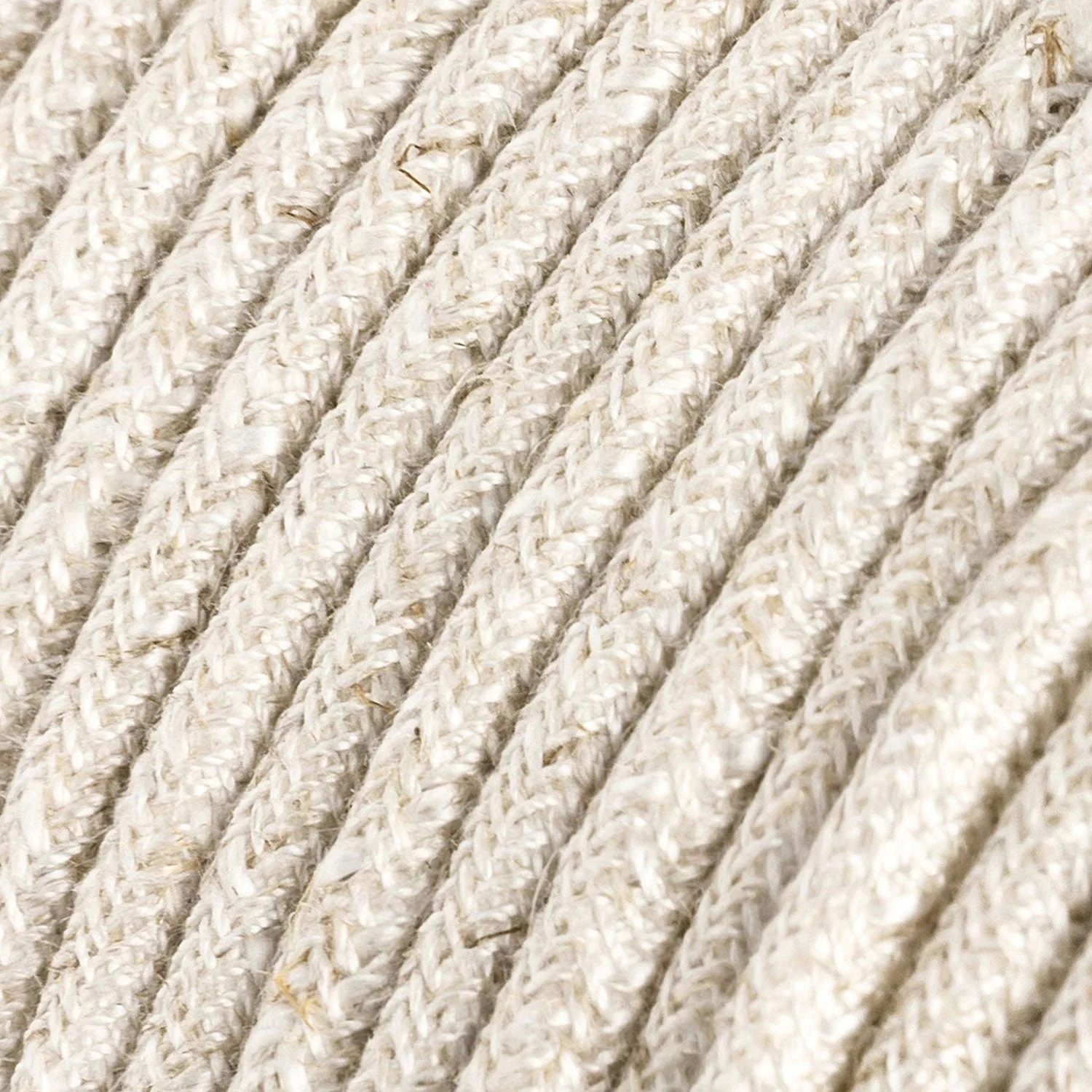 50 cm Multicolor Cablò Lampenschirm und weiße Leinenkabel - Image 5