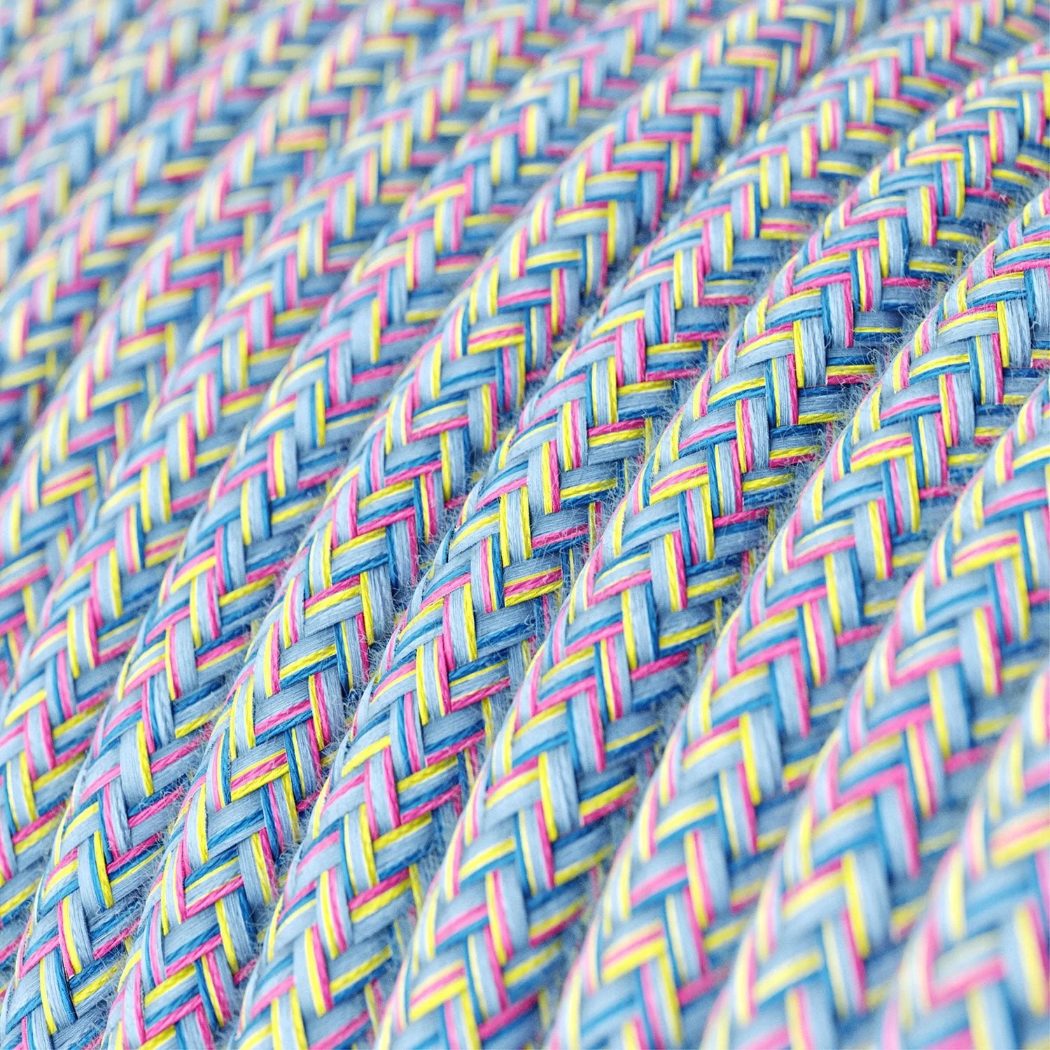 Cablò-Lampenschirm multicolor 50 cm und Lollipop-Kabel - Image 5