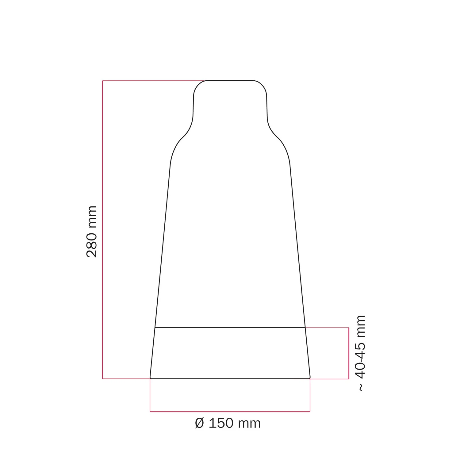 Flaschenförmiger, zweifarbiger Lampenschirm aus Keramik, Weiß und Braun, Kollektion Materia – Made in Italy - Image 5