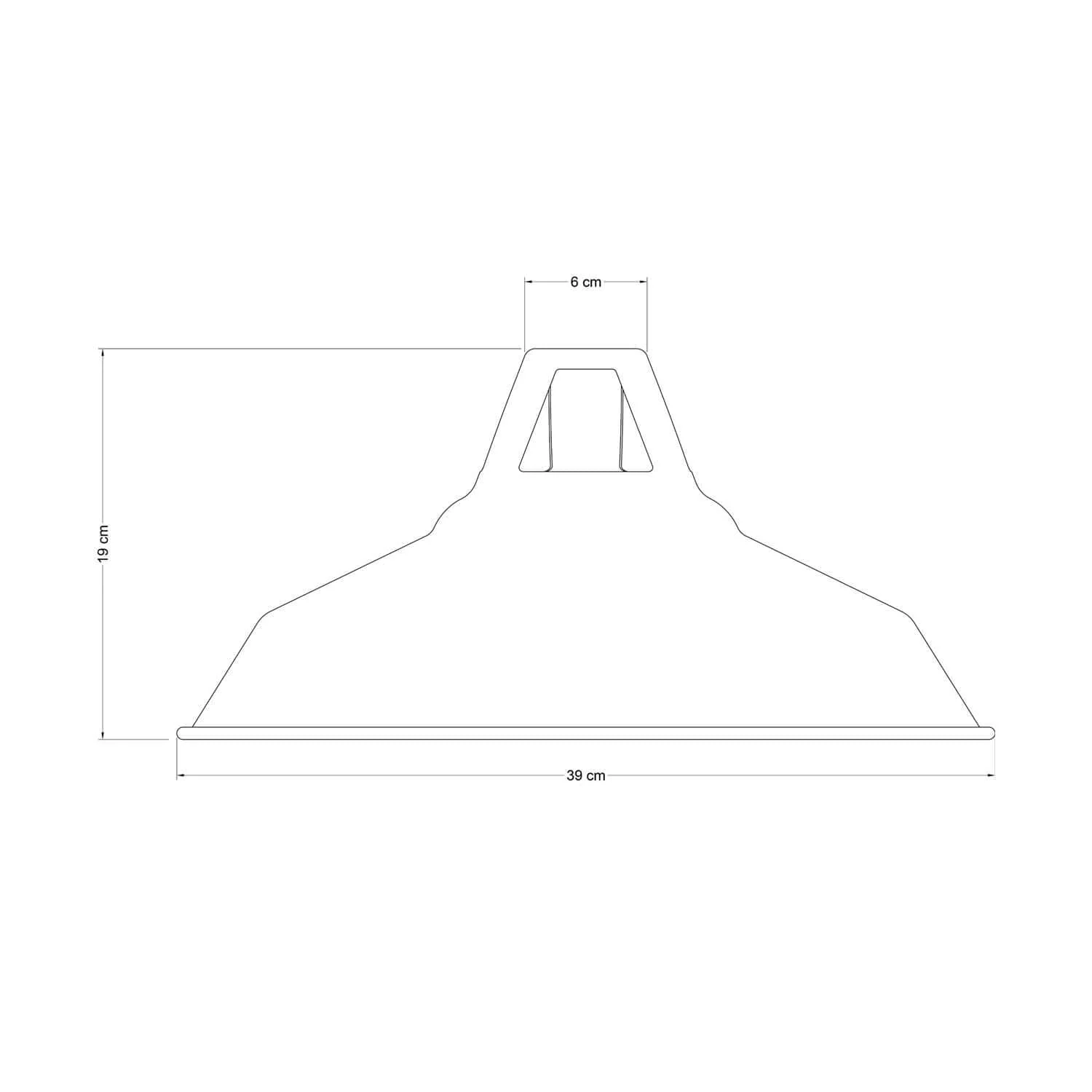 Lampenschirm Harbour aus emailliertem Metall mit E27-Fassung, Durchmesser 38 cm – Zuckerpapierblau - Image 3