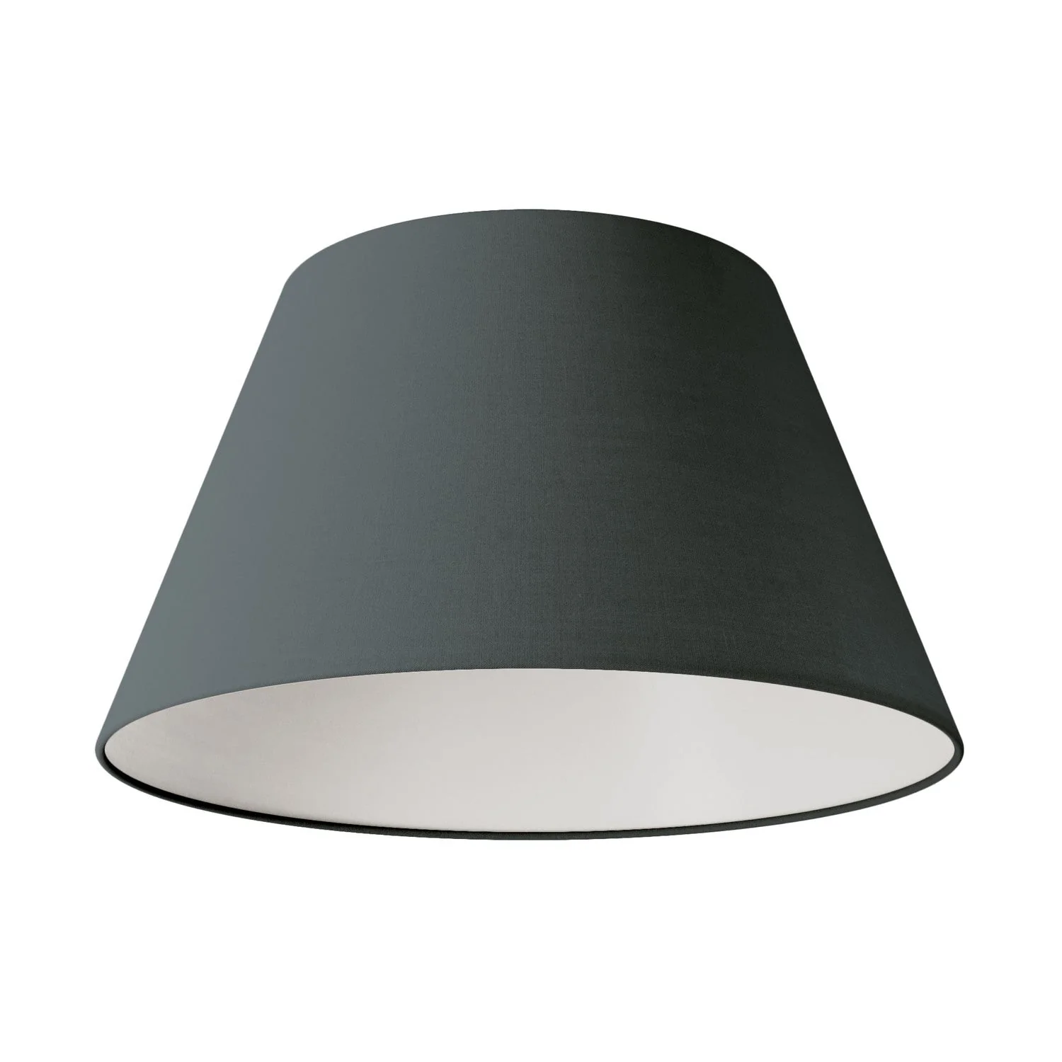 Lampenschirm Impero M für Pendelleuchte mit E27-Fassung – Made in Italy – Dunkelgraues Gewebe