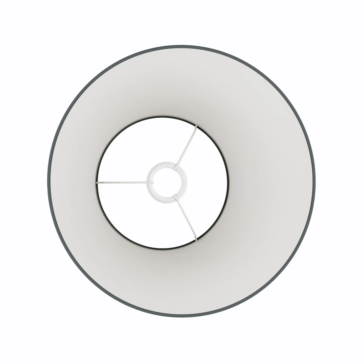 Lampenschirm Impero M für Pendelleuchte mit E27-Fassung – Made in Italy – Dunkelgraues Gewebe - Image 3