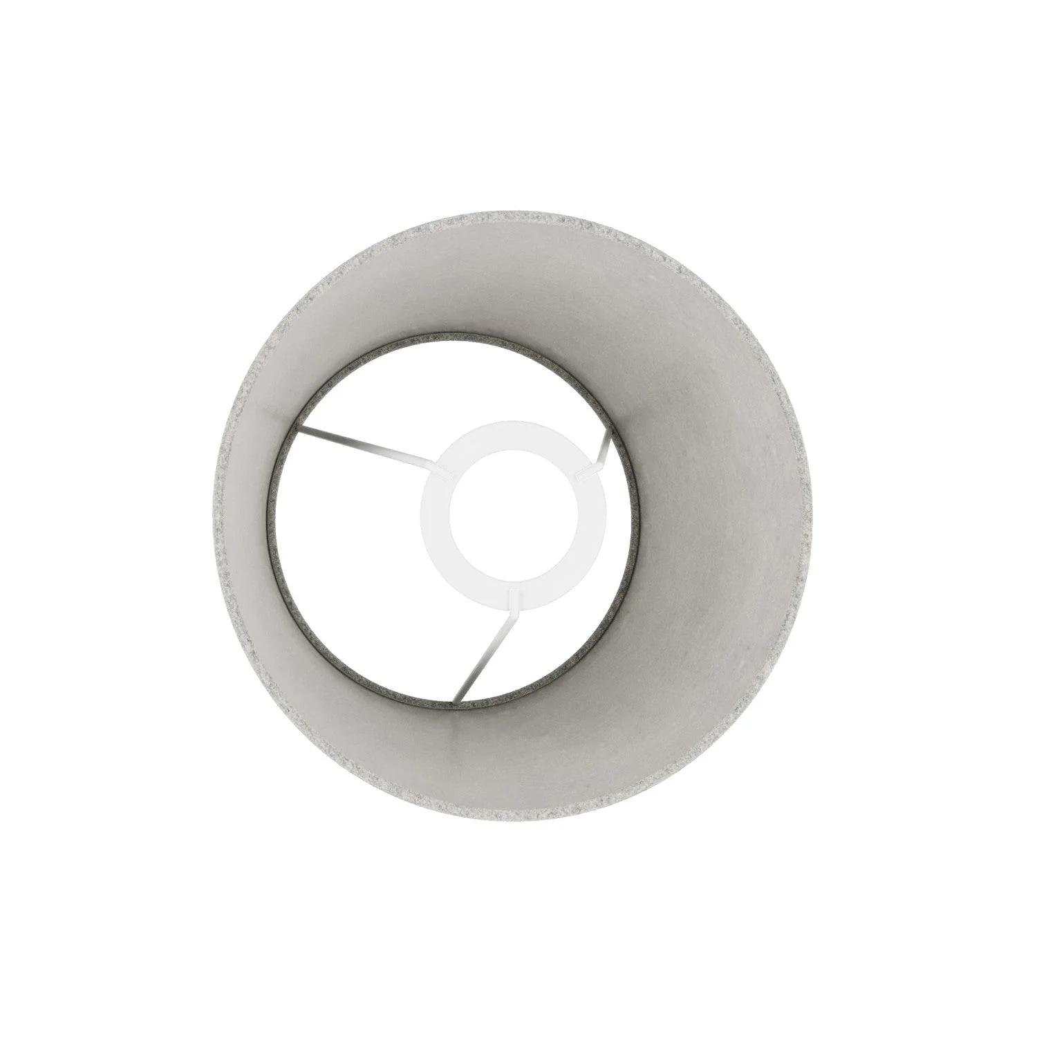 Impero S Lampenschirm mit E27-Fassung für Tisch- oder Wandleuchte - Made in Italy - Hellgraue Wolle - Image 3