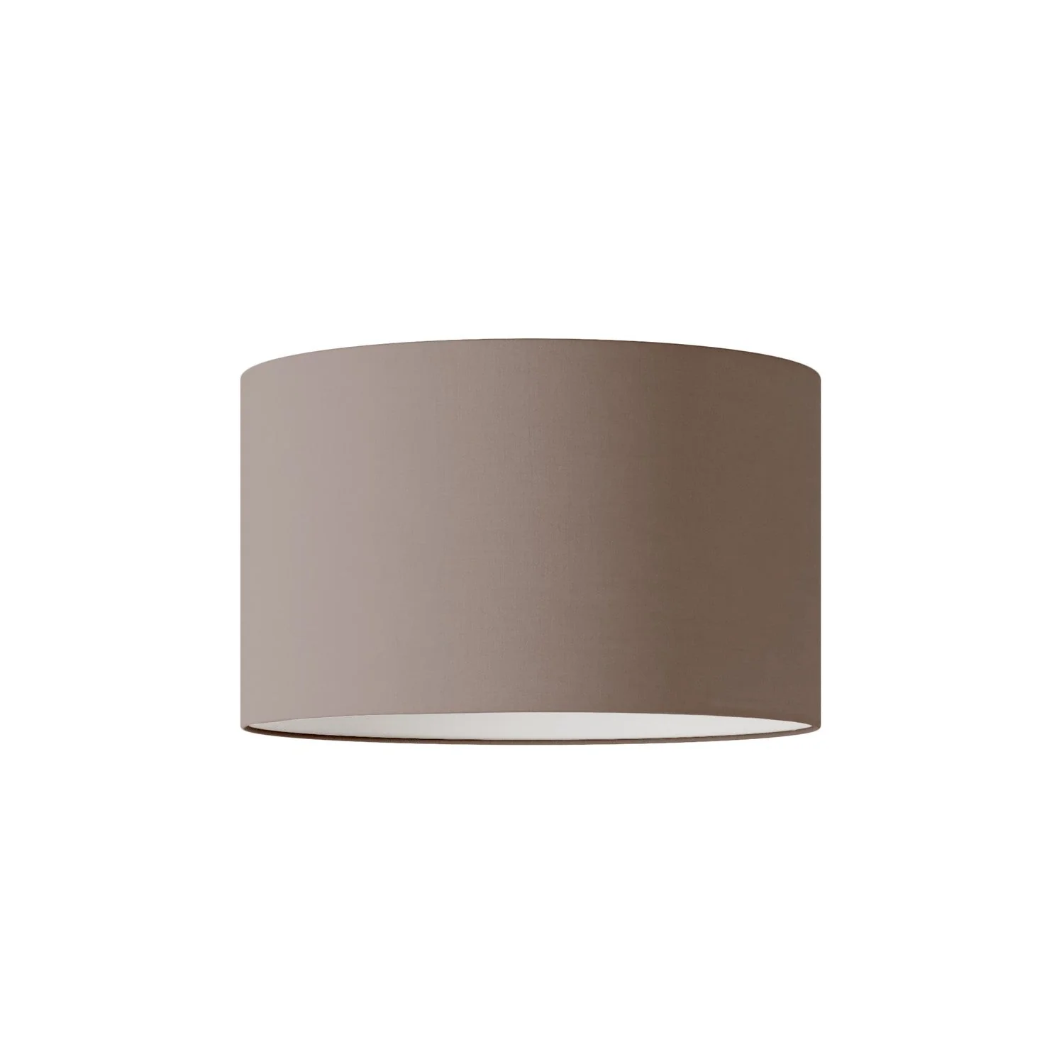 Cilindro L Lampenschirm aus Stoff, E27-Fassung – Made in Italy – Arenal Asche