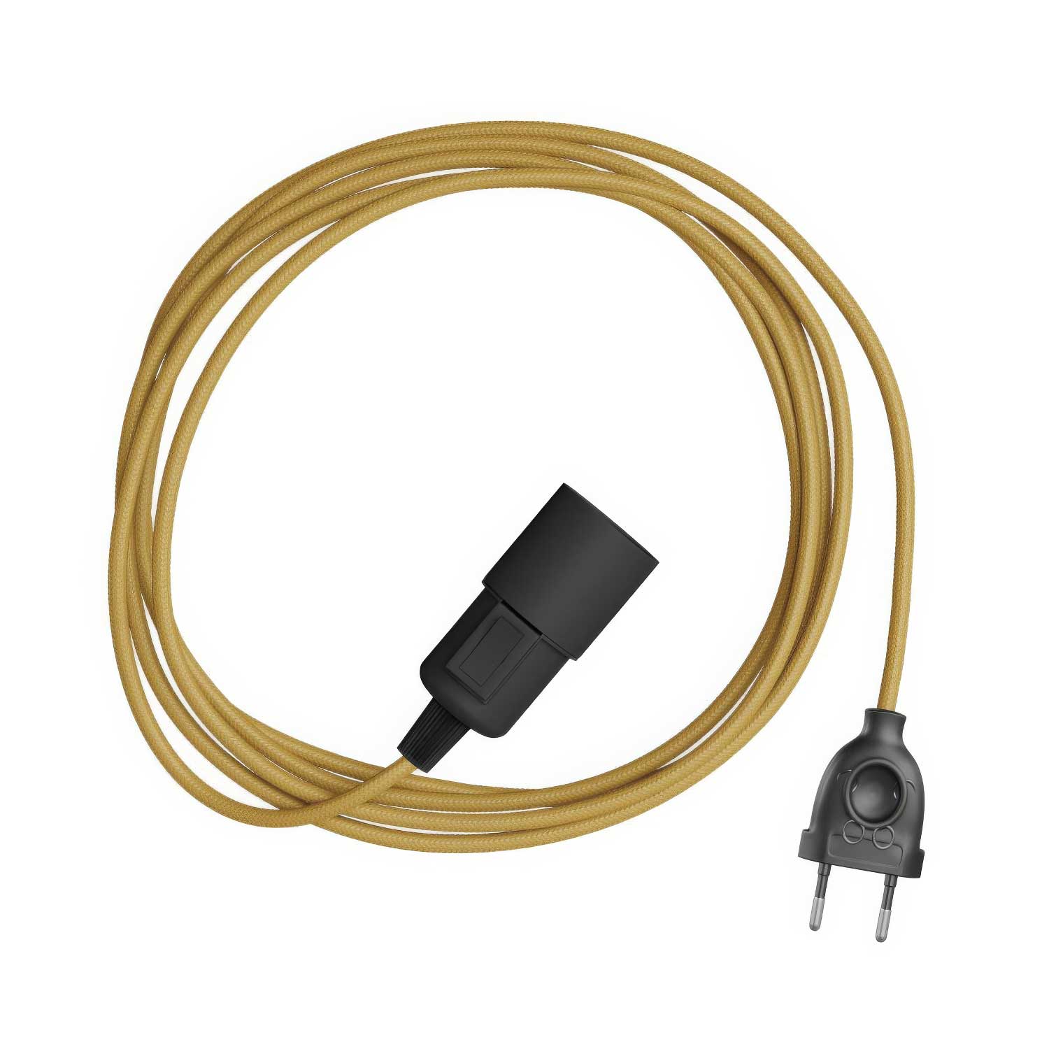 Snake – Plug-in-Lampe mit Stoffkabel in Farbe RM25
