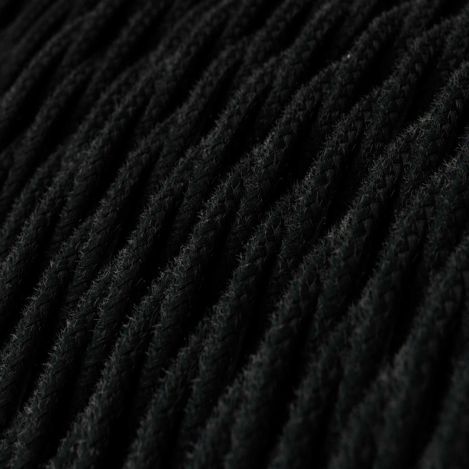Lampenkabel mit 1,80 m schwarzem Textilgeflecht - Image 2