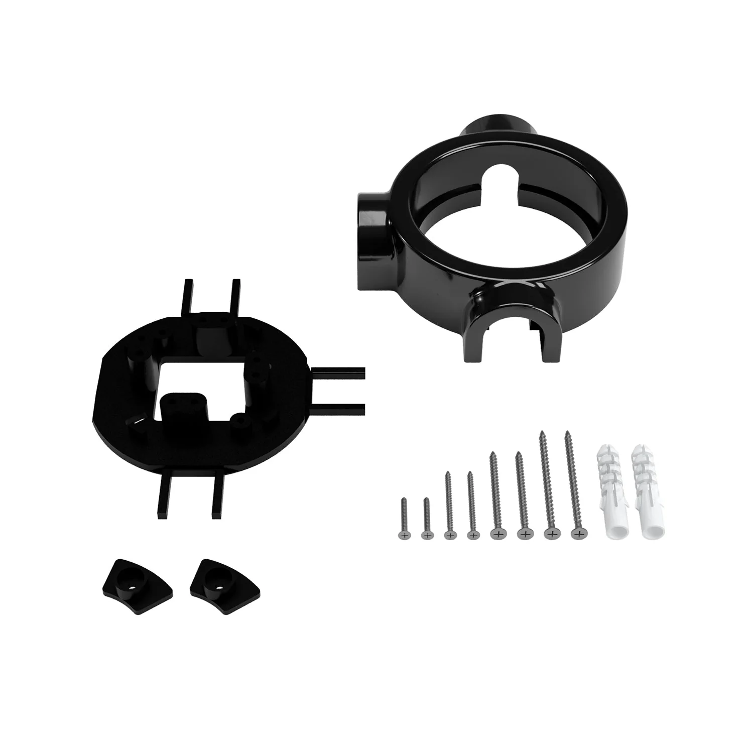 Sockel aus schwarzem Porzellan für Steckdose und Schalter/Wechselschalter, kompatibel mit Creative-Tubes – für 1 bis 4 Ausgänge. - Image 24