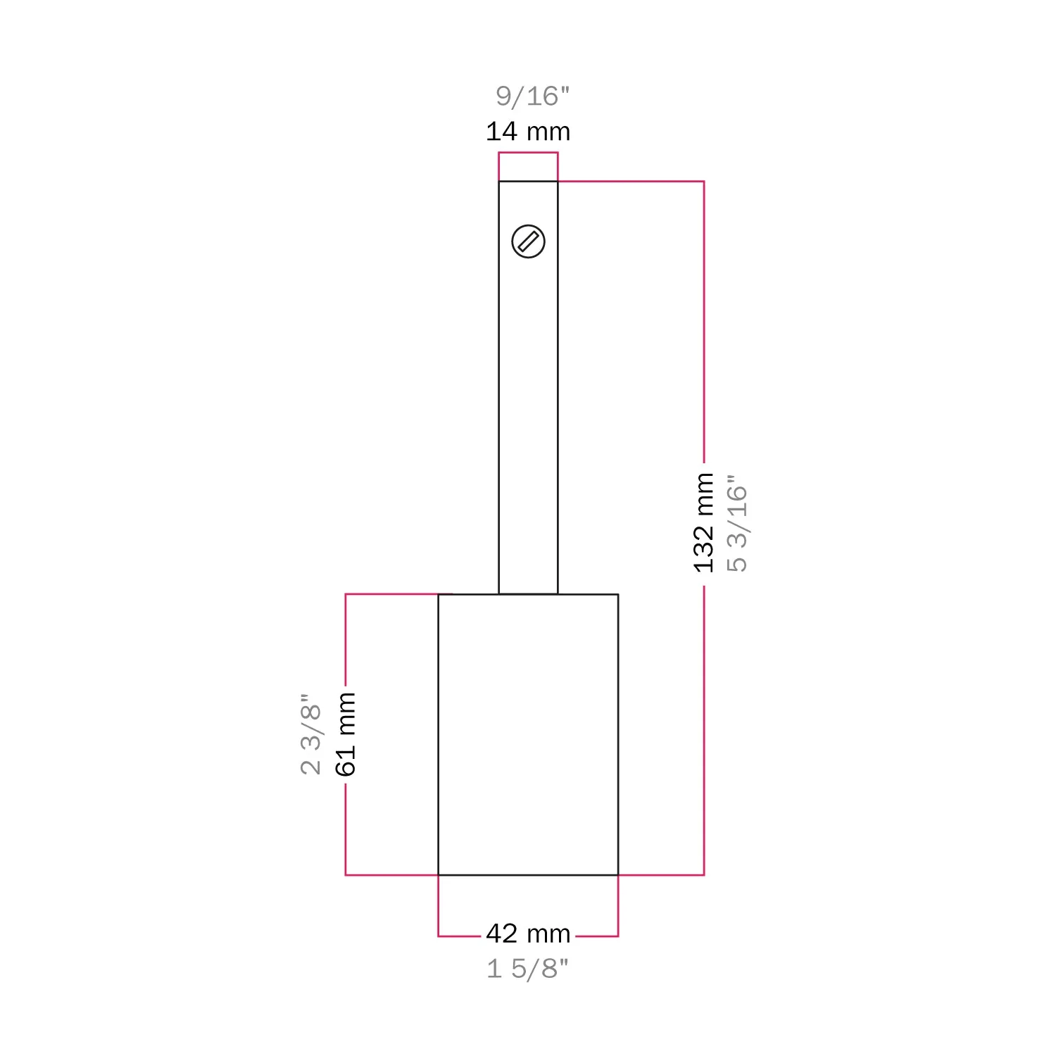 Kit zylindrische E27-Metallfassung mit 7 cm Zugentlastung – Schwarz - Image 4