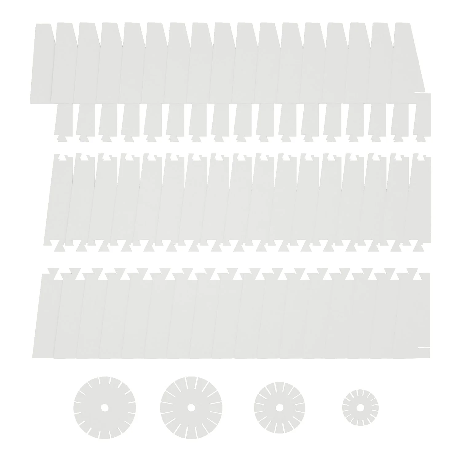 SHHINE Stehleuchte aus schallabsorbierendem Material und UK-Stecker - Melange Weiß - Image 5