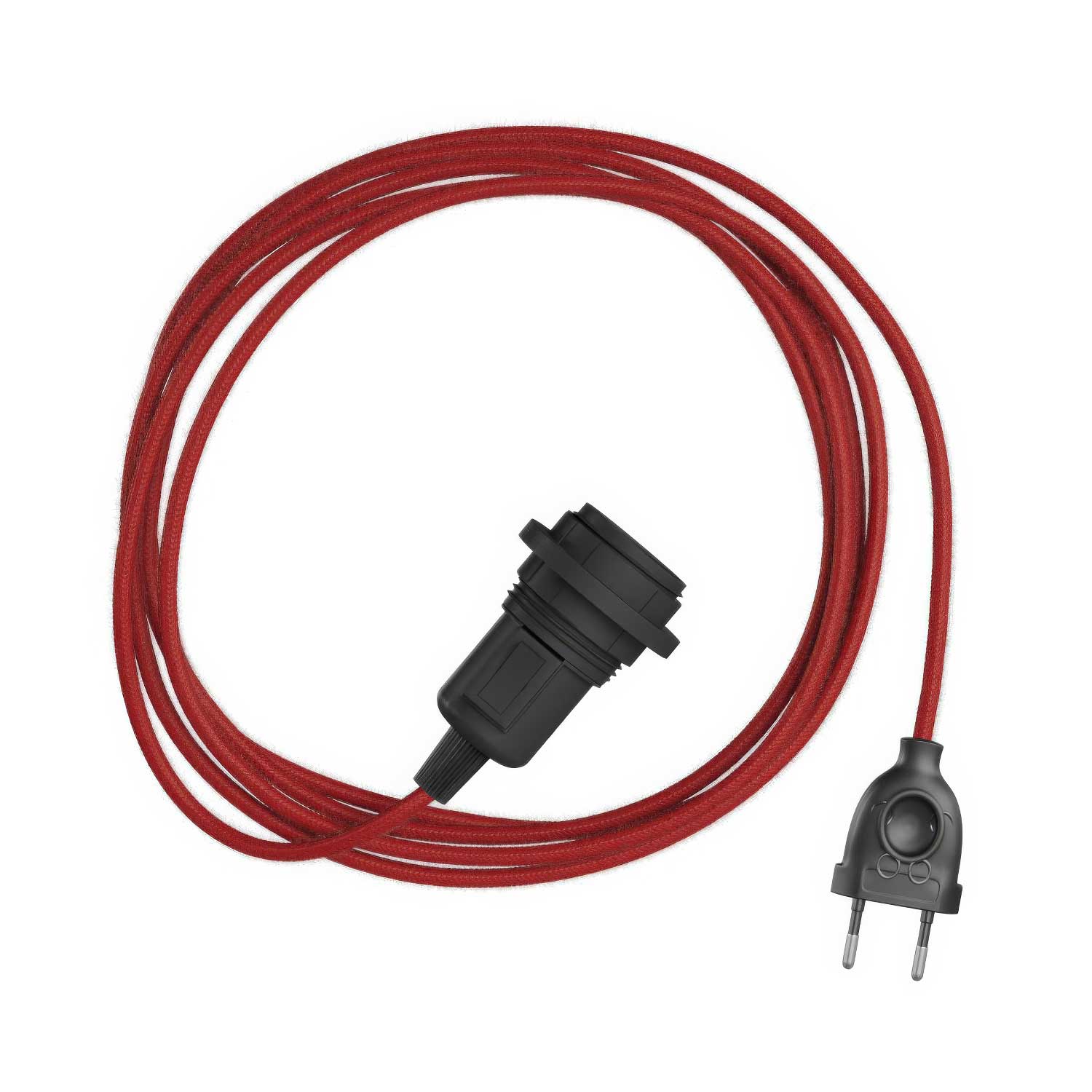 Snake für Lampenschirm – Plug-in-Lampe mit farbigem Textilkabel RC35