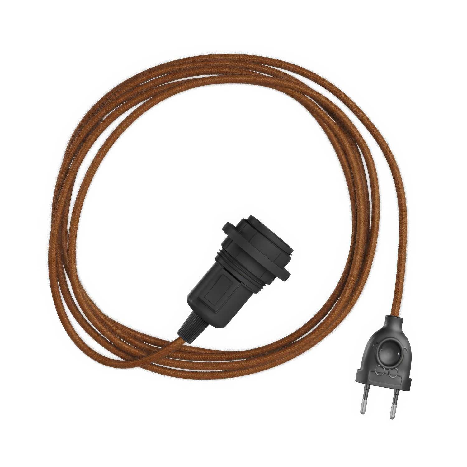 Snake für Lampenschirm – Plug-in-Lampe mit farbigem Stoffkabel RC23