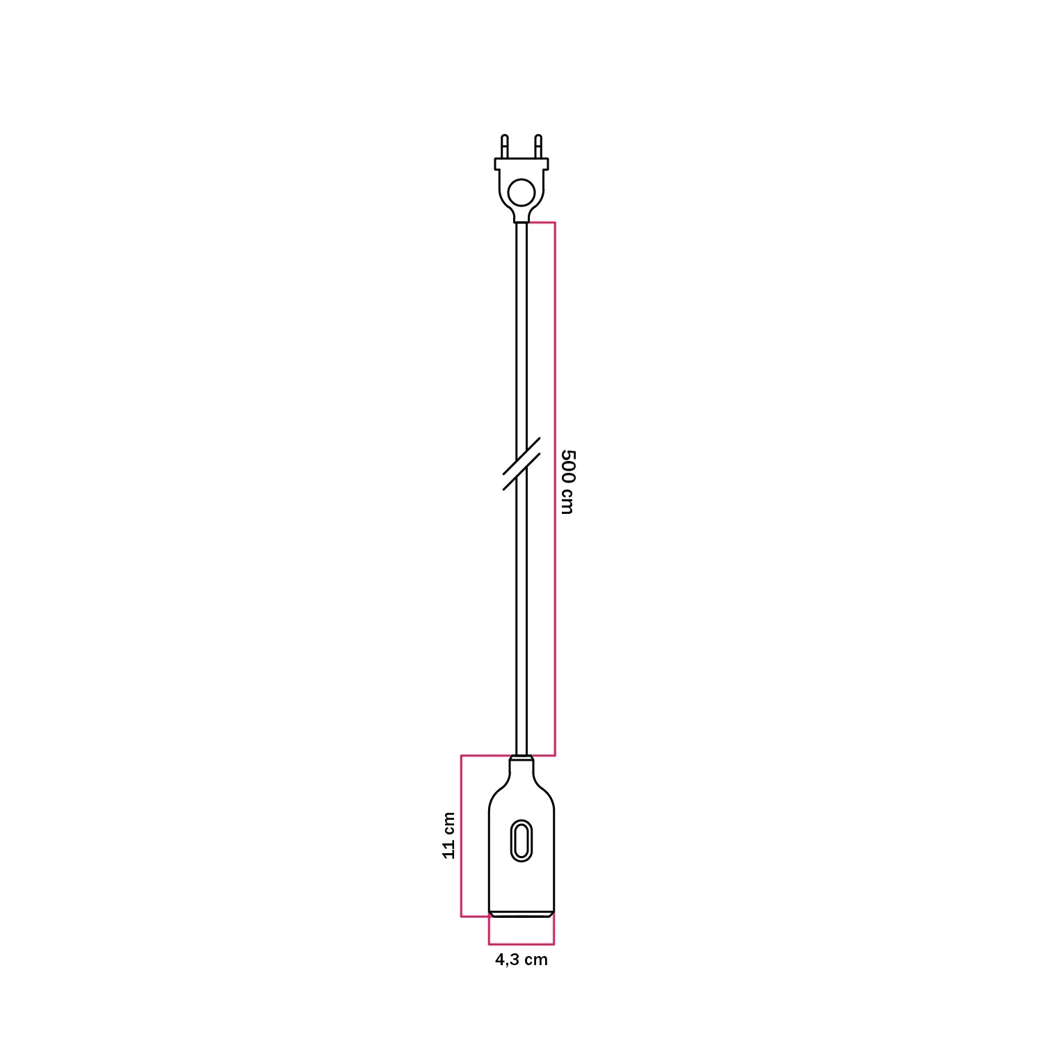 Snake Lampe aus Silikon mit Schalter und Stecker – Senfgelb - Image 4