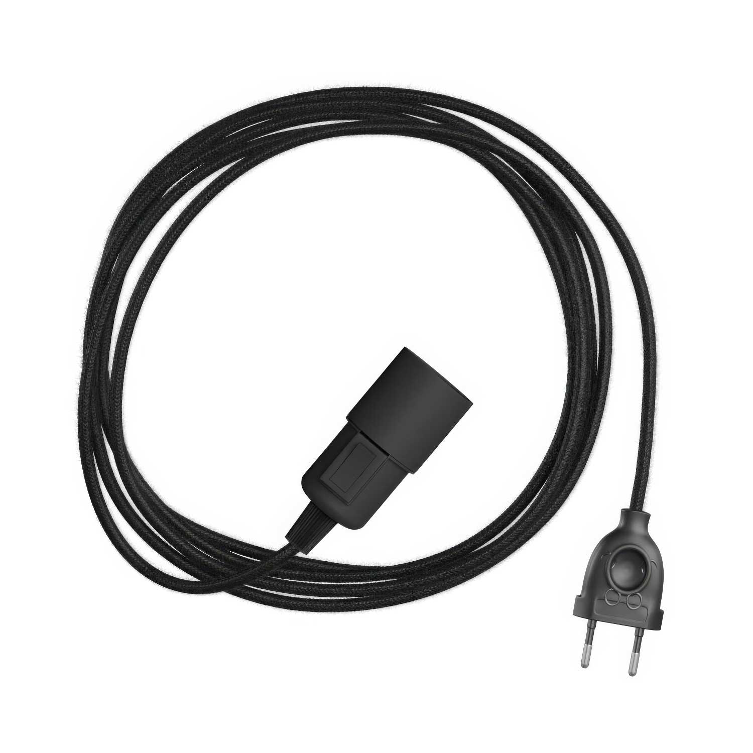 Snake – Plug-in-Lampe mit farbigem Stoffkabel RC04