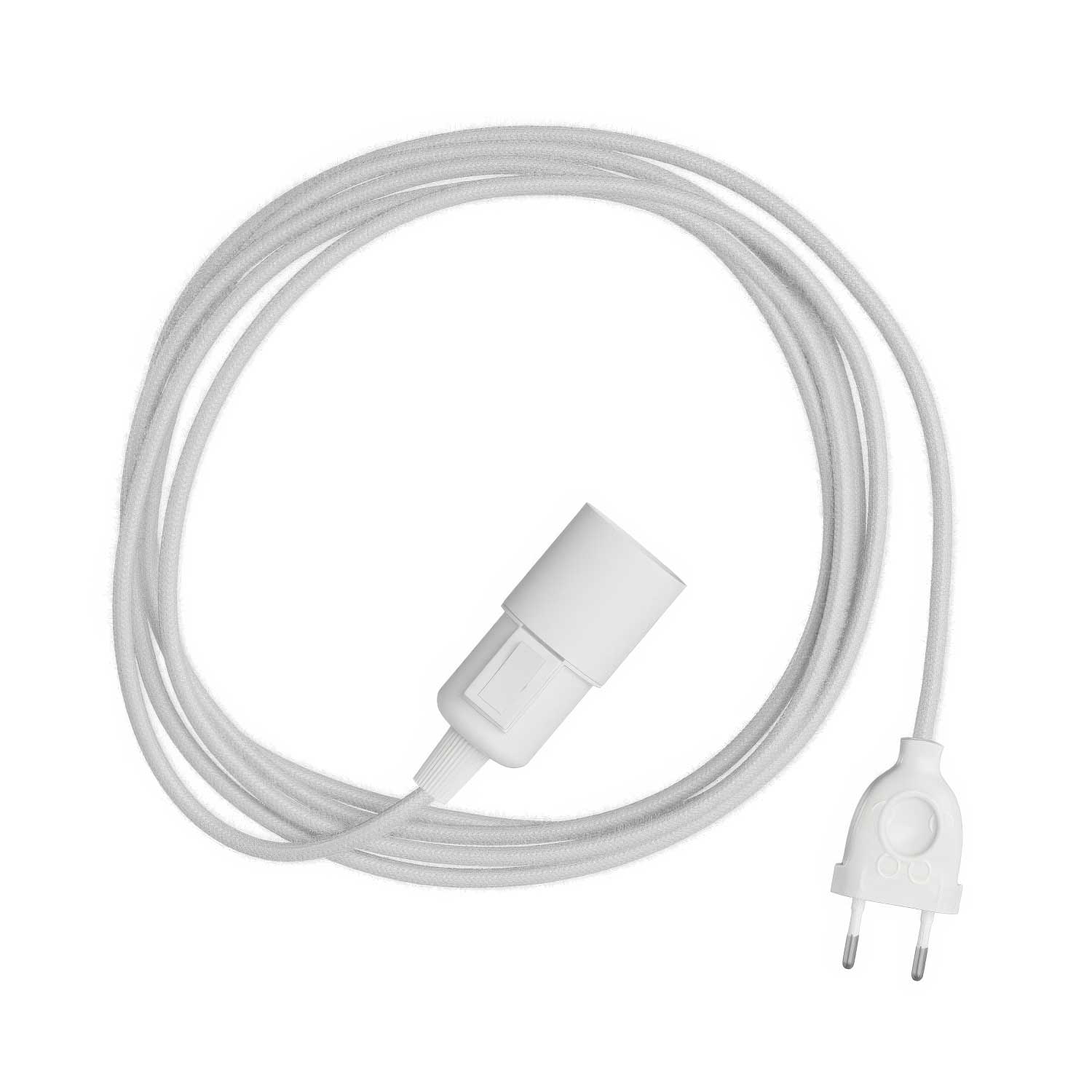 Snake – Plug-in-Lampe mit farbigem Textilkabel RC01
