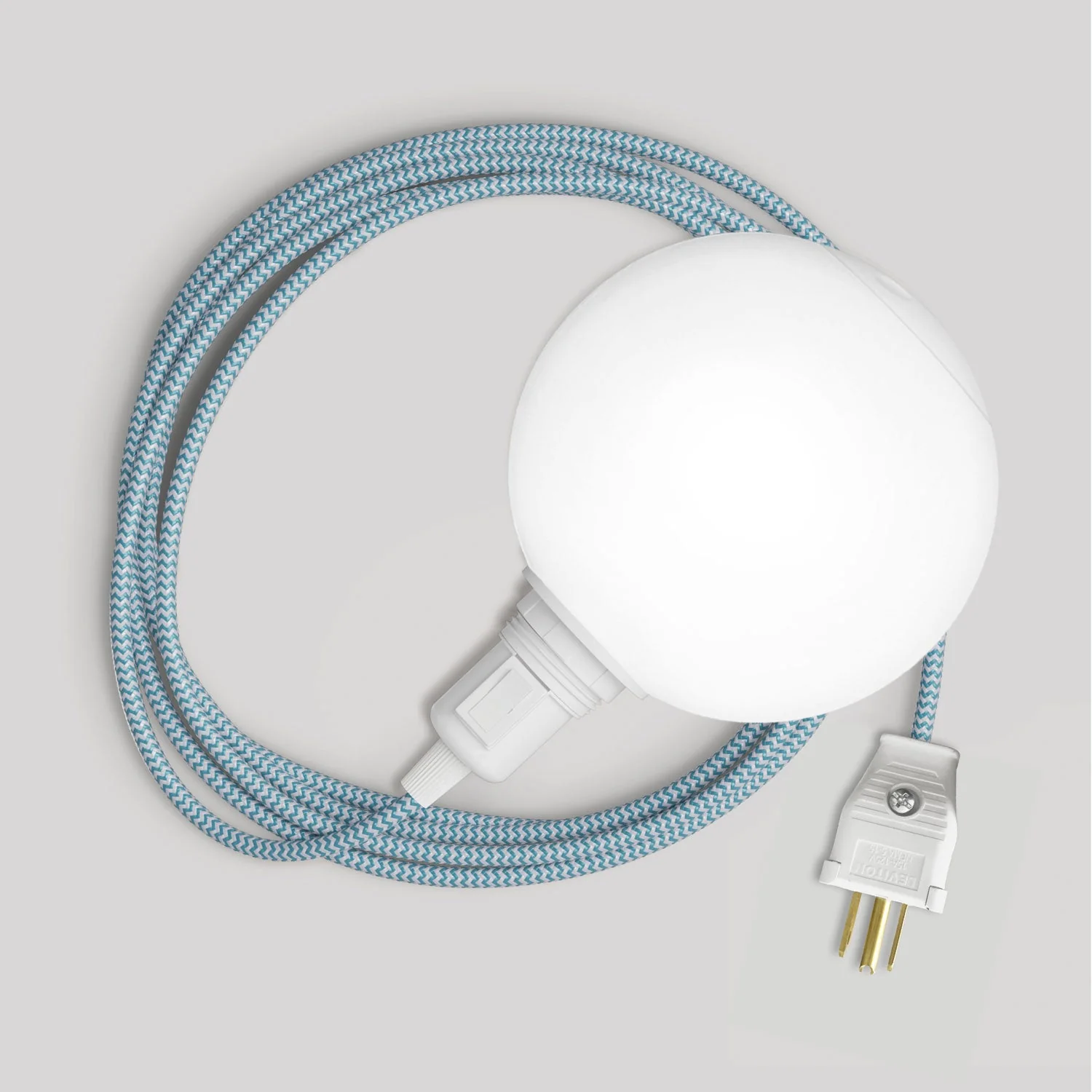Snake tragbare Lampe mit Schalter, Stecker und Unbreak-a-Ball bruchsicherem Schirm - RZ11