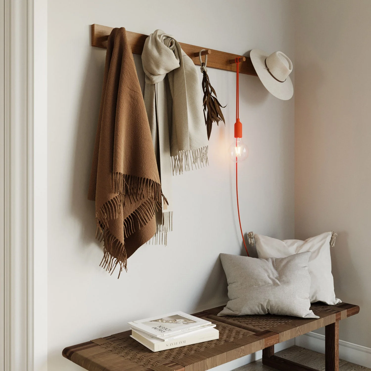 Snake Silikonlampe mit Schalter und Stecker – Orange - Image 2