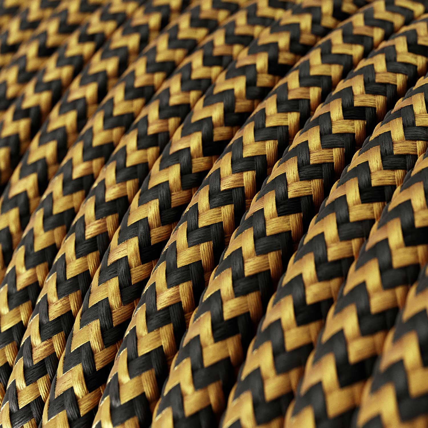 Snake Zig-Zag für Lampenschirm – Plug-in-Leuchte mit Zig-Zag-Stoffkabel RZ24 - Image 2