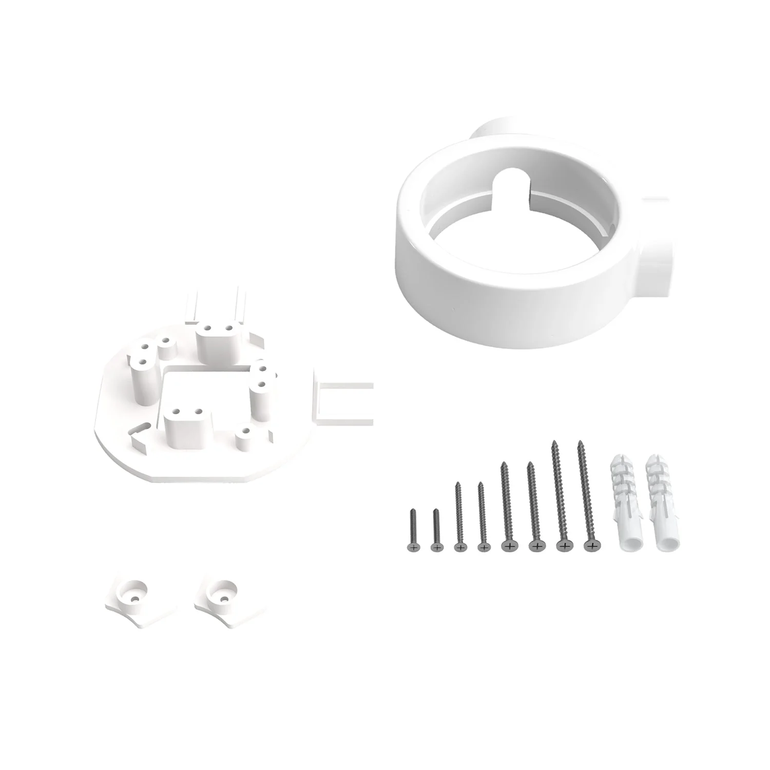 Weiße Porzellanbasis für Steckdose und Schalter/Wechselschalter, kompatibel mit Creative-Tubes – 1 bis 4 Ausgänge - Image 10