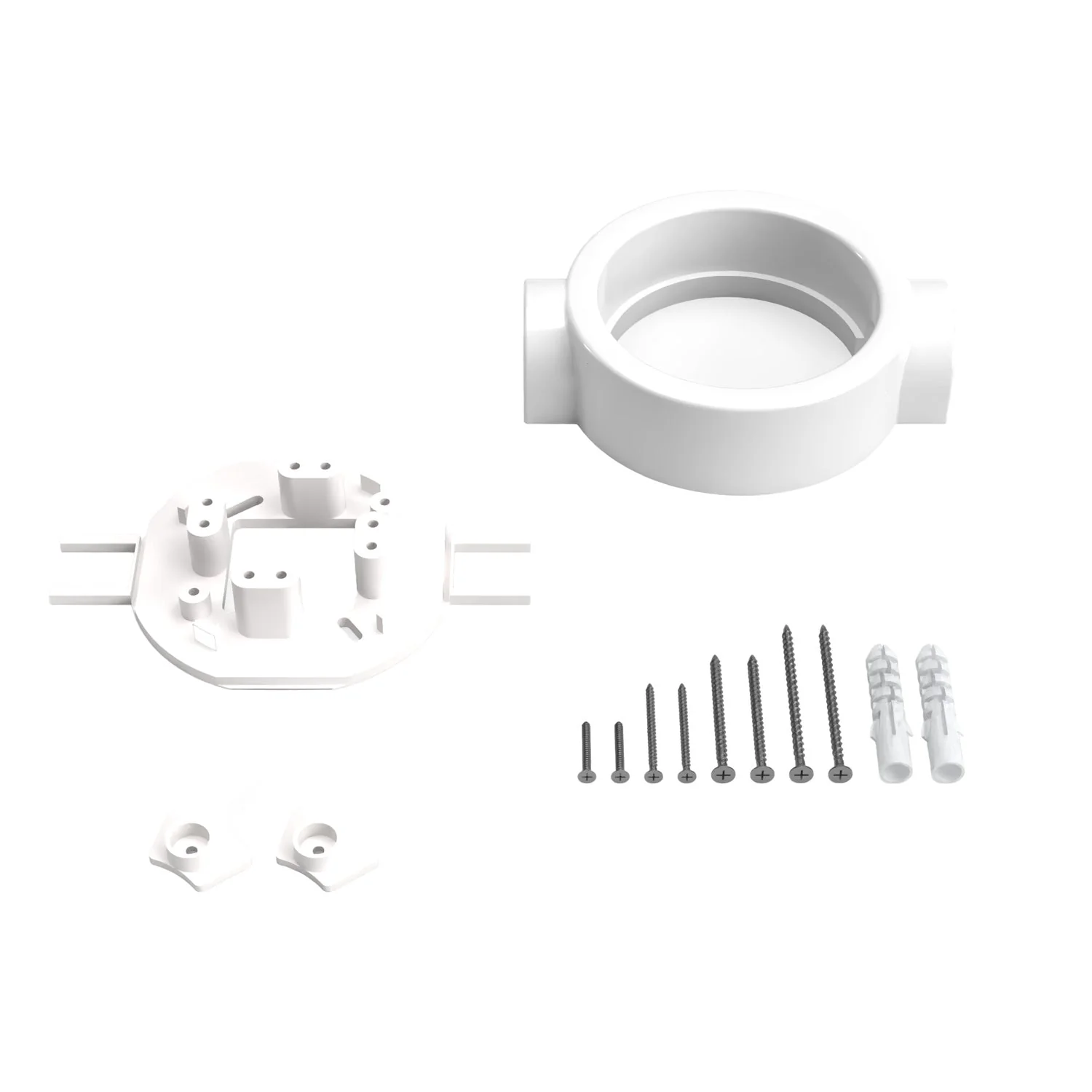 Weiße Porzellanbasis für Steckdose und Schalter/Wechselschalter, kompatibel mit Creative-Tubes – 1 bis 4 Ausgänge - Image 17